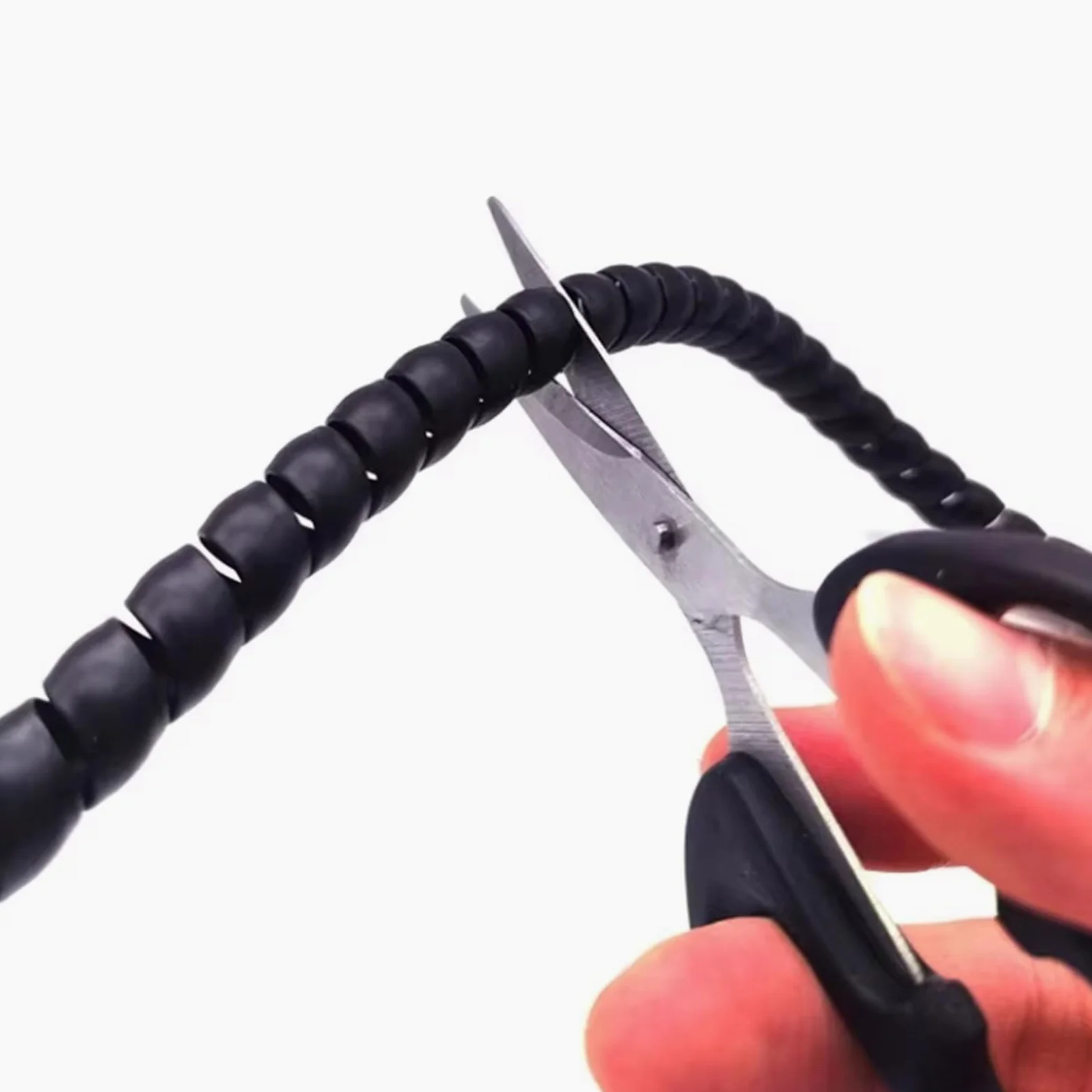 Spirale Cavi Elettrici Tubo di avvolgimento da 1,0 m 8/10/14/16/20/25 mm Organizzatore cavi Manicotto protezione del cavo Protezione a spirale(Color 2,22mm,1M)