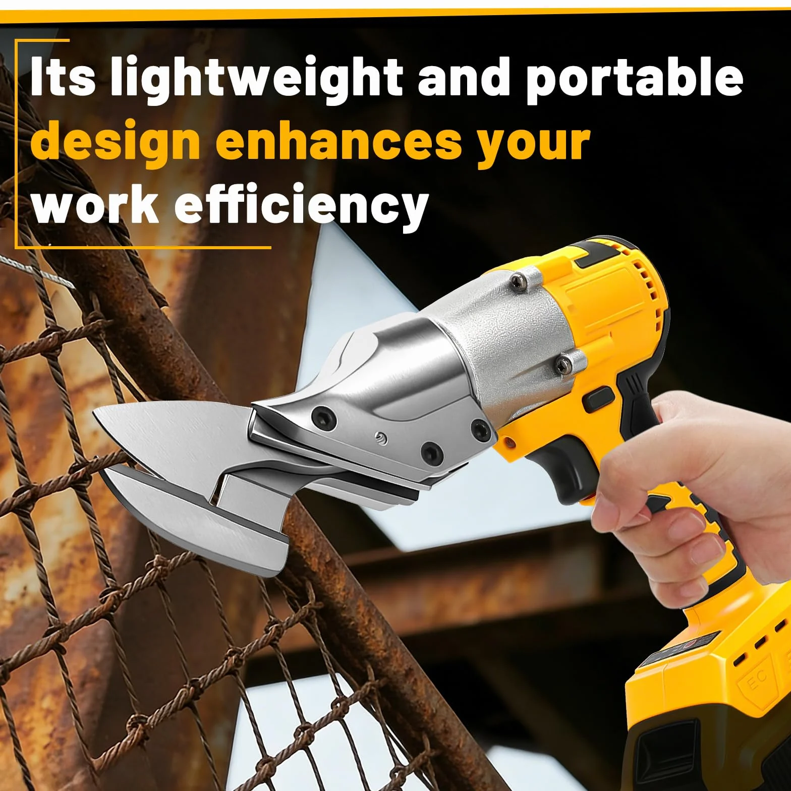 Cesoie per Lamiera senza fili Dewalt 18V 20V batteria testa rotante 360° 2 mm Forbici Elettriche senza spazzole PVC