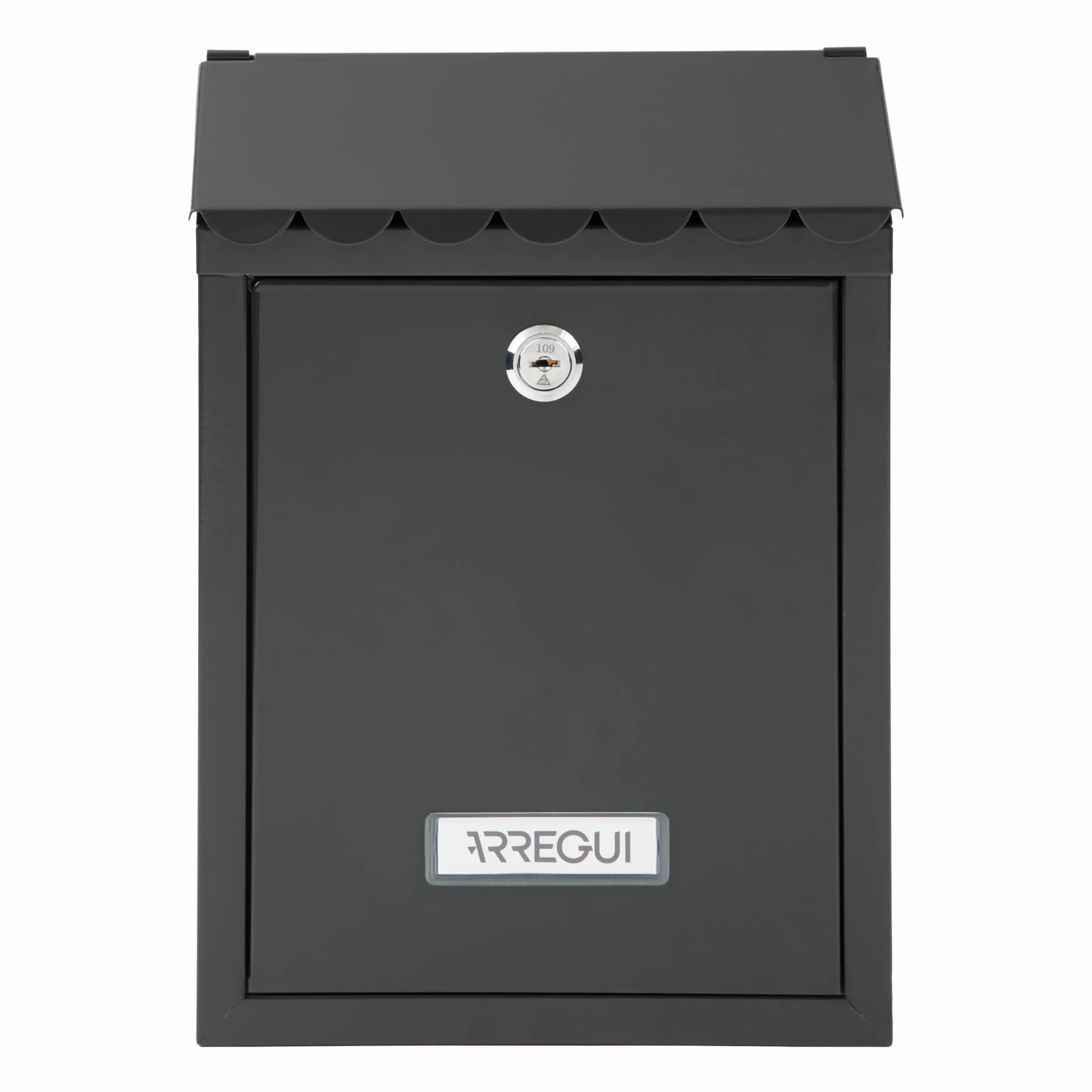 ARREGUI Civic E5724-C Cassetta Postale Individuale Acciaio Esterno S DIN A5 Nero