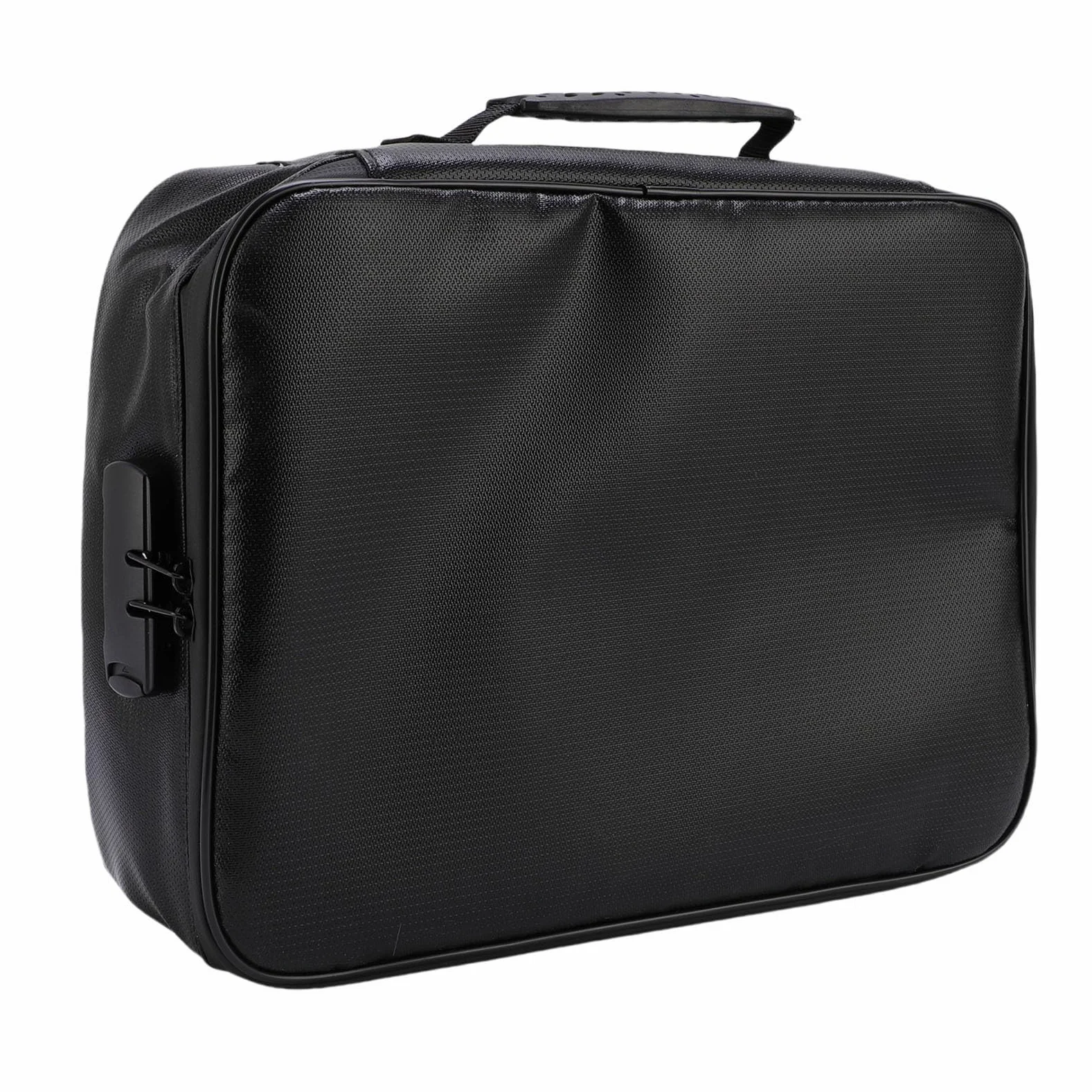 LiebeWH Borsa per Documenti Ignifuga per Documenti, Ampio Spazio per Importanti, Chiusura a Combinazione, Materiale in PVC, Ideale per i Viaggi in Ufficio a Casa