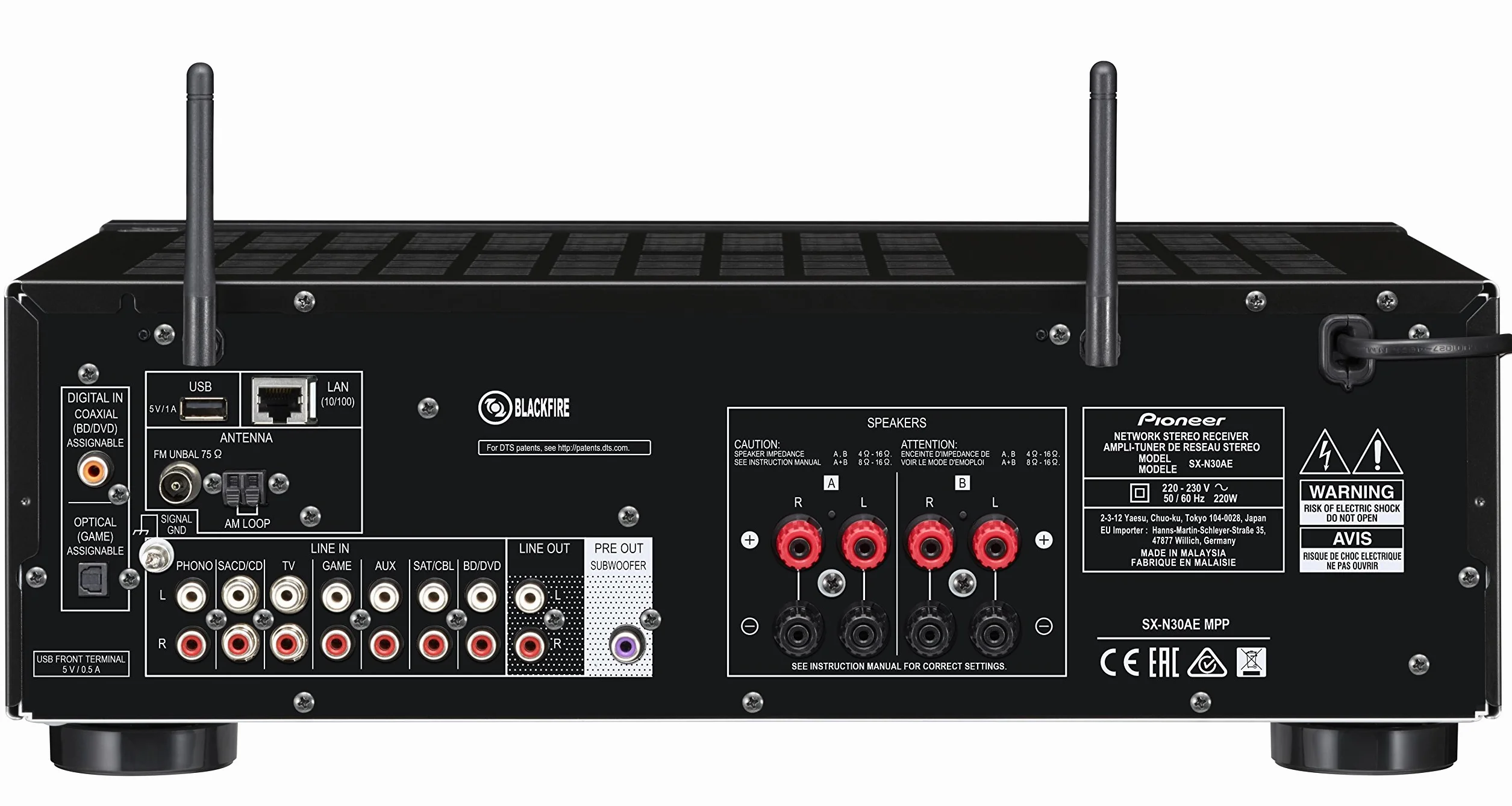 Pioneer SX-N30AE Black