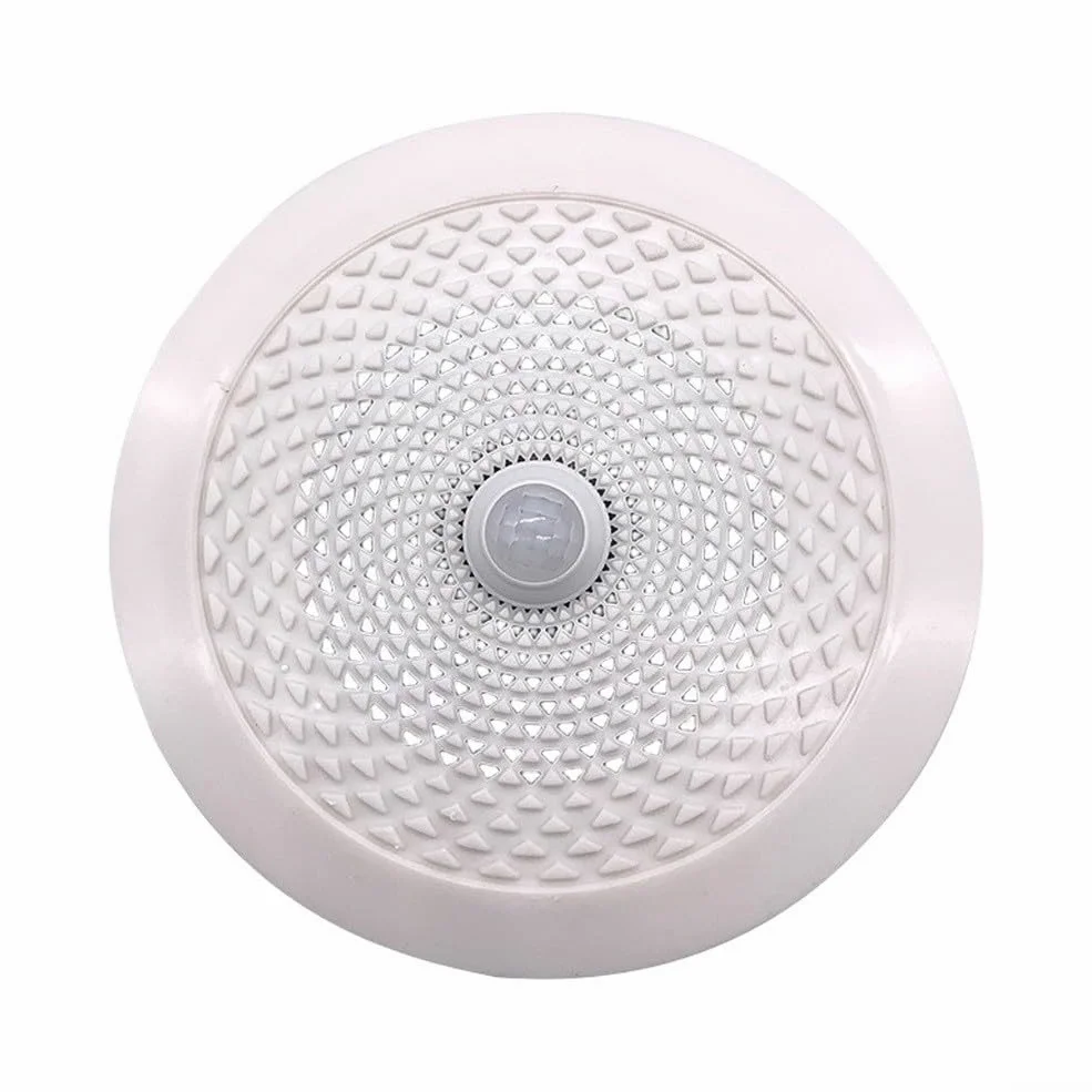 Montaggio a soffitto sensore di movimento allarme altoparlante 5W | Tecnologia PIR, raggio di rilevamento di 5 m, risposta rapida, rilevamento affidabile, allarme personale