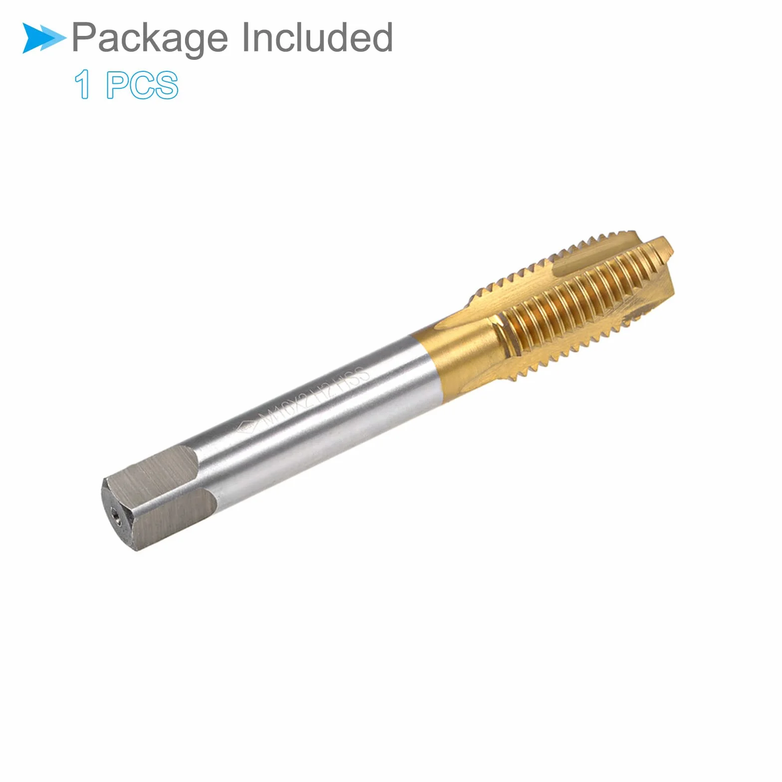 Spirale Punta Maschi Metrico M16 x 2 Filo Titanio Rivestito Acciaio 6542 Vite Fresatura Foratura Maschio Macchina 1 Pezzo