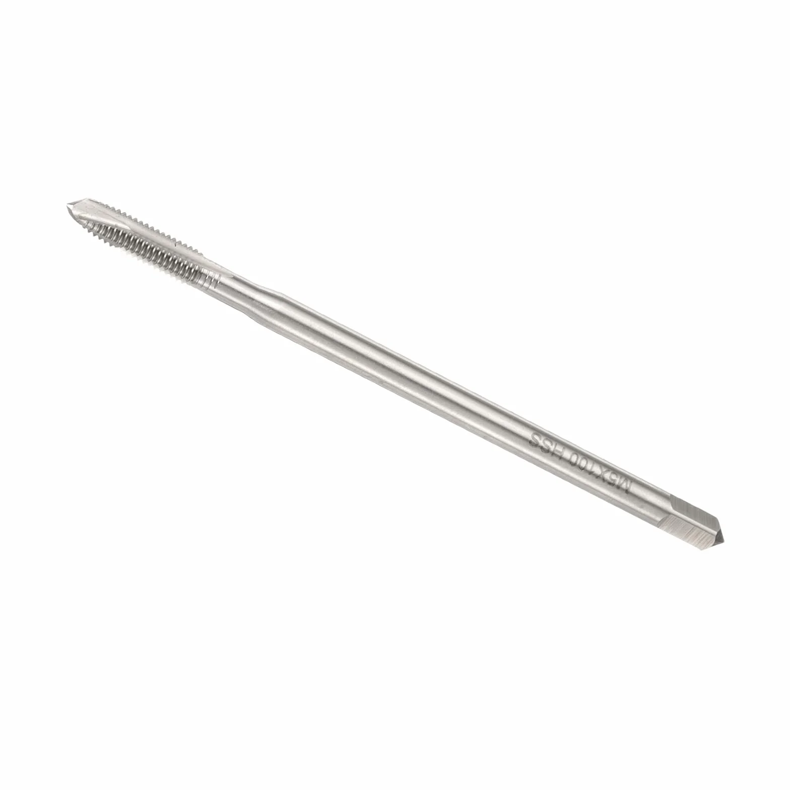 QUARKZMAN Maschio per filettatura a spirale metrica M5 x 0.8 H2 100mm (4") Utensile per filettatura a vite