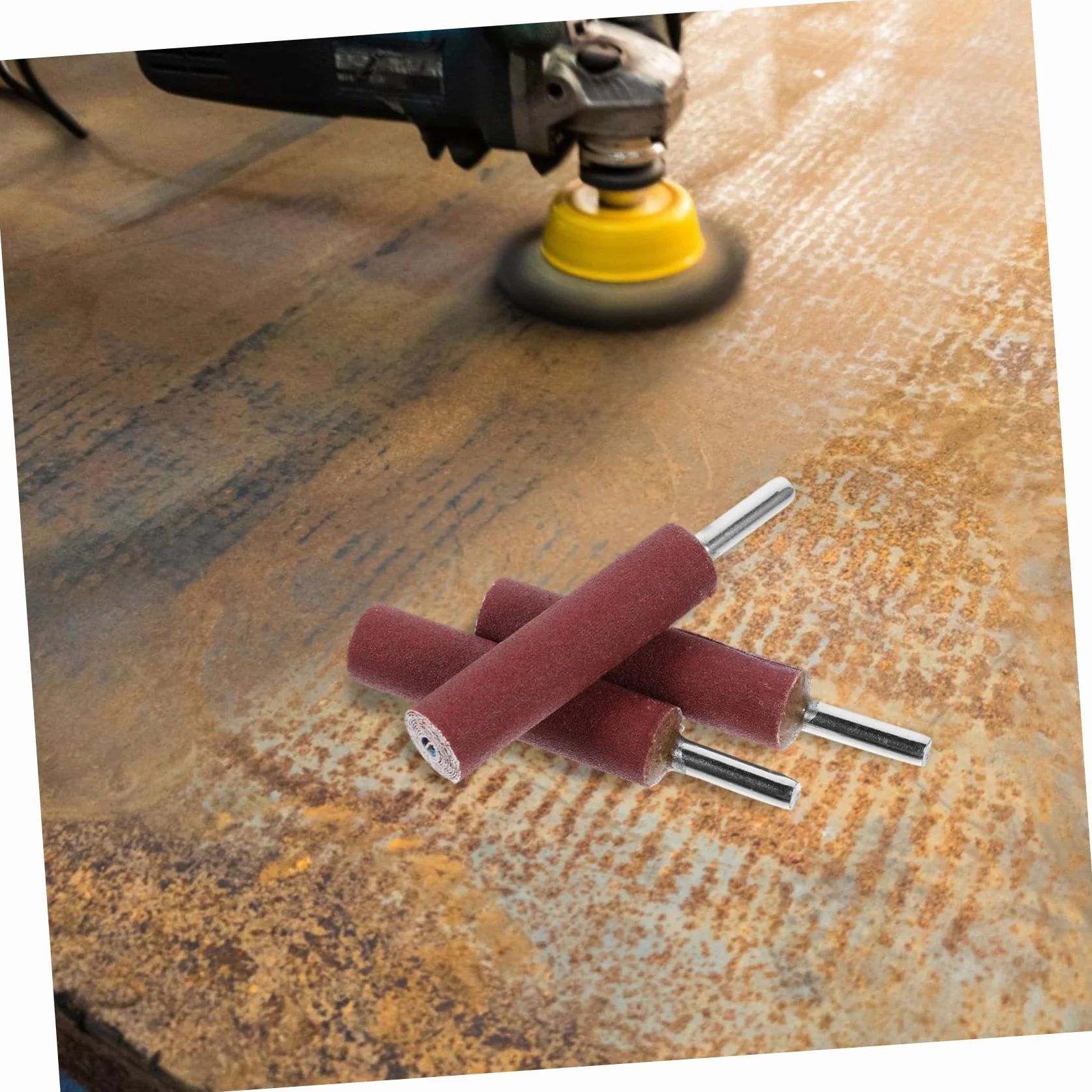 Bacchette Tamburo Abrasive in Ferro 240 Grit per Levigatura Metallo e Legno