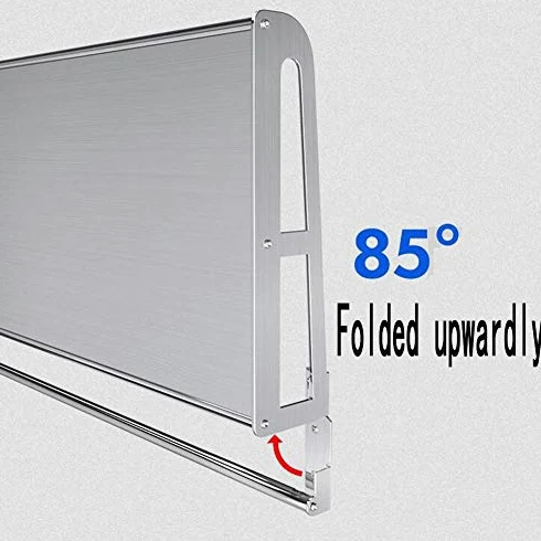 Mensola da cucina e portasciugamani da parete in acciaio inox, per bagno e camera da letto, 30 x 40 cm, colore argento, 22 misure per risparmiare spazio ottimale