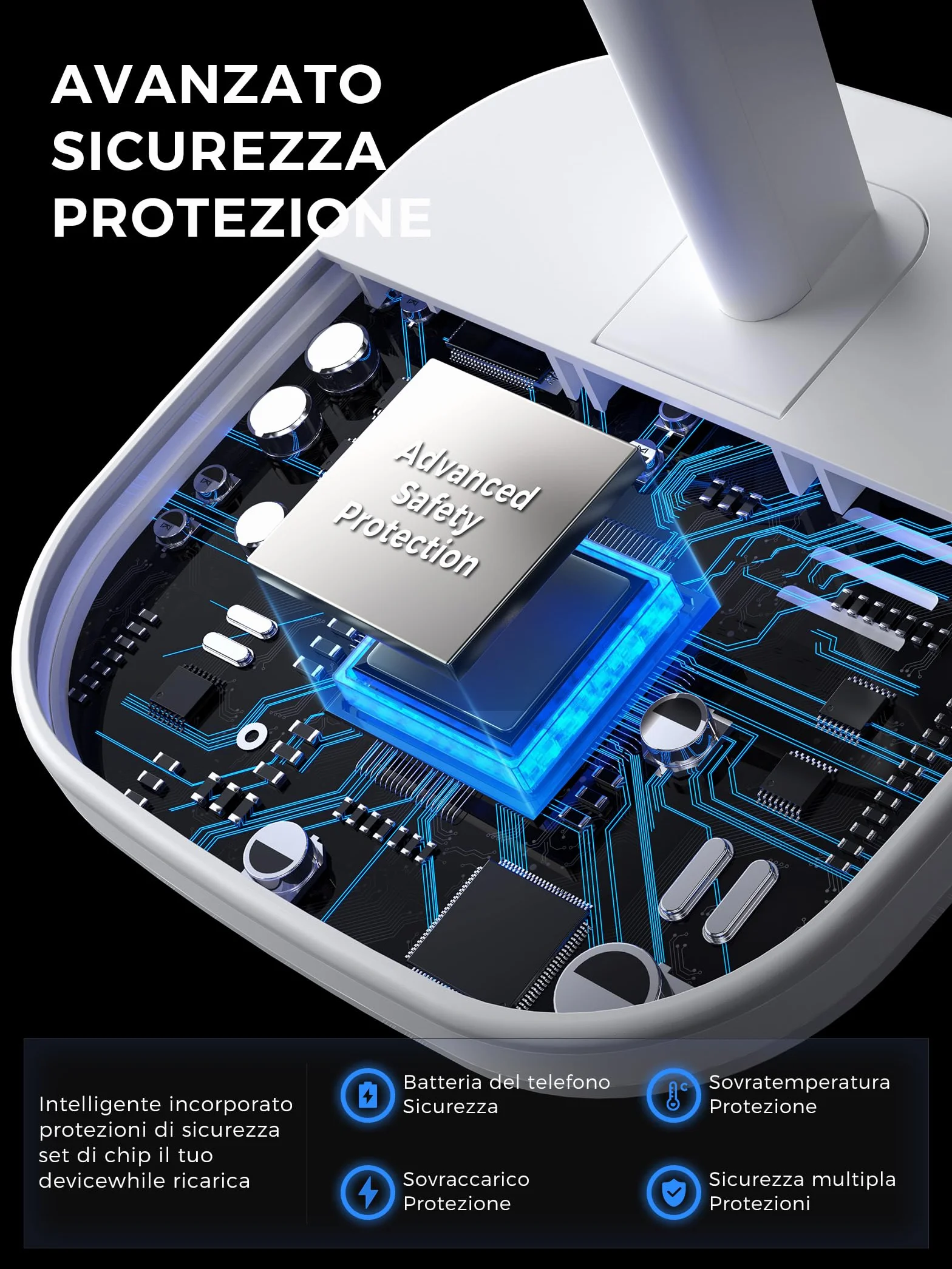 HJCE Caricatore Wireless 3 in 1 per iPhone MagSafe Stazione Ricarica per iPhone 17e Air 17 16 15 14 13 12 Series, per Apple Watch 11/10/9/8/7/6/5/4/3/2/SE/Ultra, per AirPods 3/2/Pro