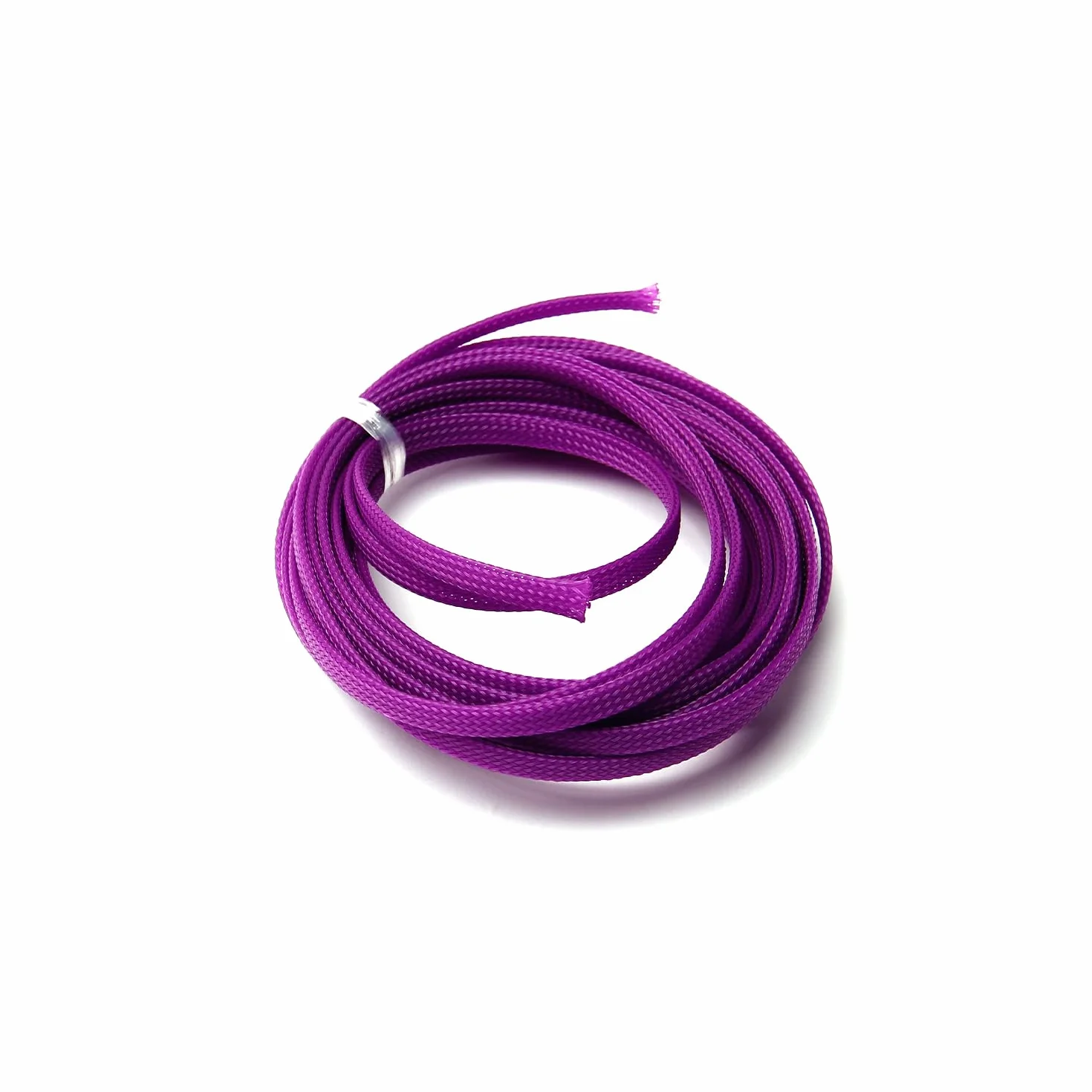 Othmro 1 manicotto per tenere in ordine i cavi, 5 m, organizer per cavi da scrivania, per cavi USB di TV/PC, protezione cavi per animali domestici, viola (larghezza: 6 mm)