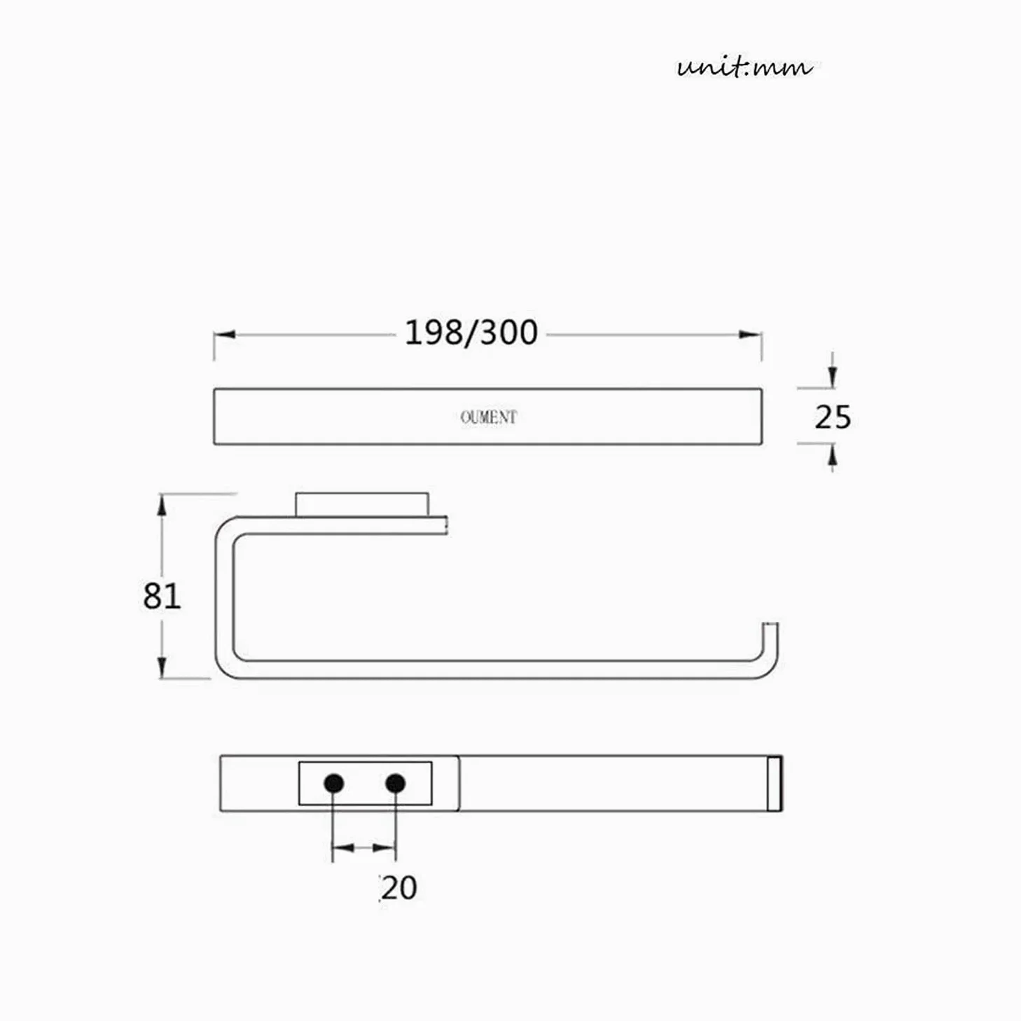 Portasciugamani da Bagno Anello Portasciugamani in Rame Portasciugamani ad Anello Appeso può liberare Il Pugno Portasciugamani da Bagno Portasciugamani, Premium Chrome, per Bagno, Cucina