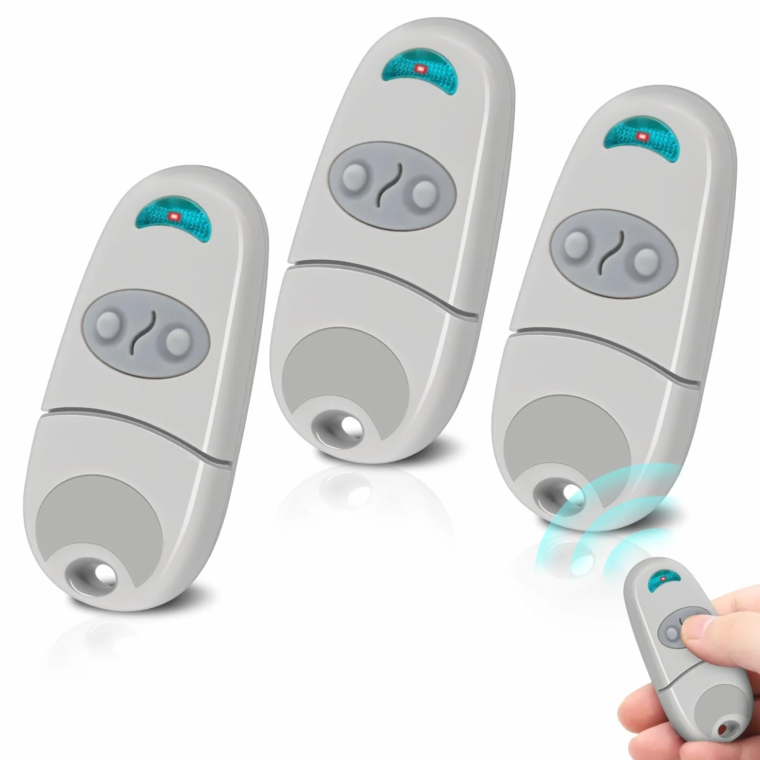 Telecomando Cancello 433,92 MHz 2 Canali Compatibile C@me EV NA EE 3 Pezzi