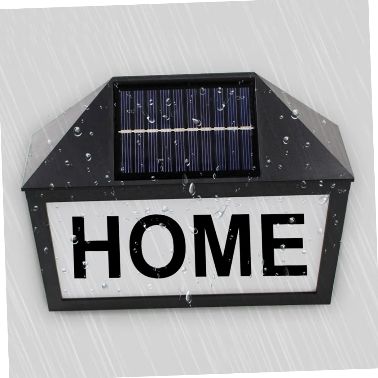 BESTonZON Lampada Solare Per Numero Civico Illuminazione Notturna Per Indirizzi Resistente e Facile Da Installare Per Esterni e Materiale Di Alta Qualità
