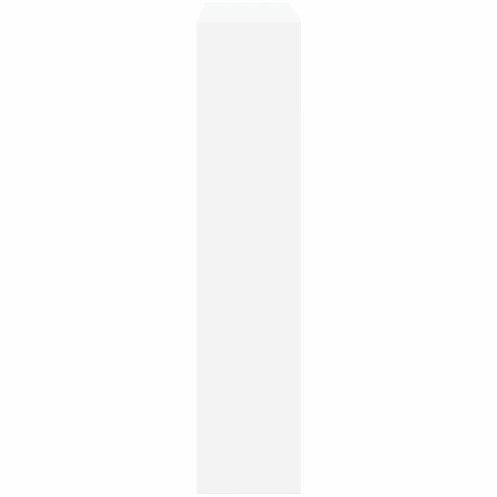 vidaXL Cornice per Camino Bianca 81x18x82 cm Truciolato