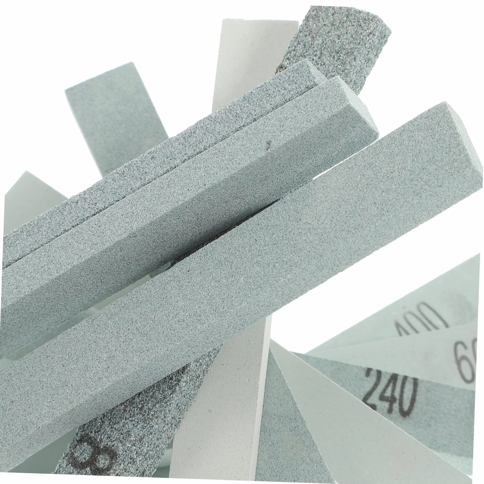 ULTECHNOVO Bastoncini Abrasivi in Carburo di Silicio Verde Set da 20 per Lucidatura e Levigatura di Metallo Plastica