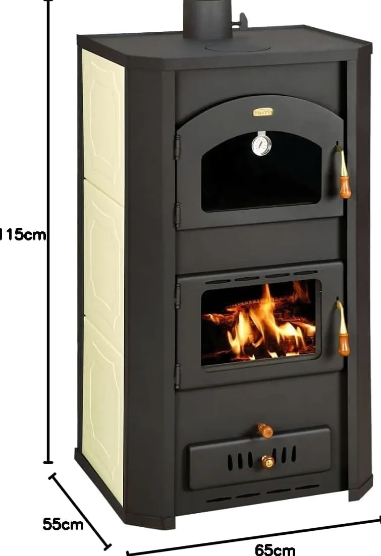 Stufa a Legna Termostufa con Forno Prity FG W20 23kW