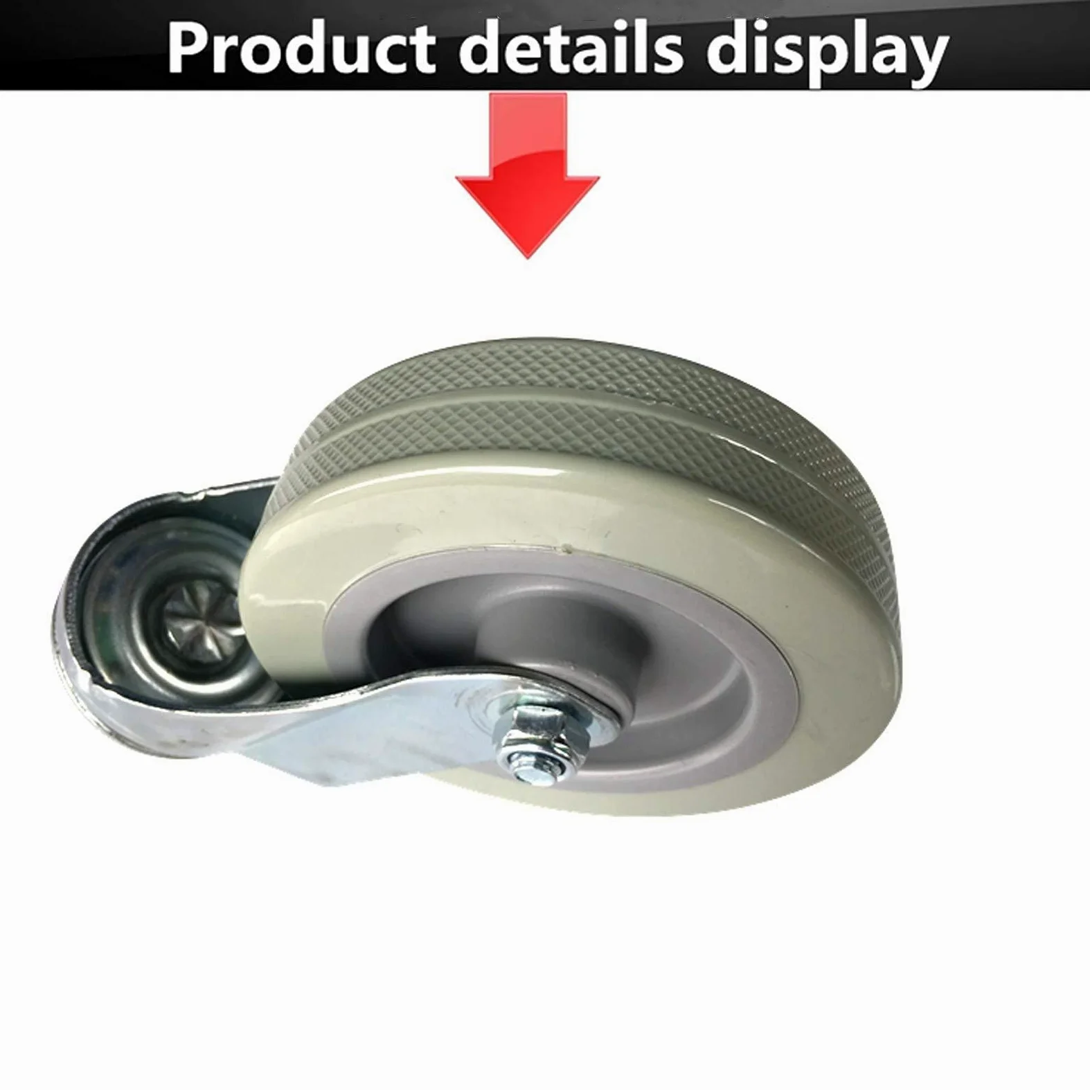 Ruote girevoli Resistenti da 4" - Portata 210 kg, Ruote in PU per mobili, Ideali per cucine, Hotel, carrelli e banchi da Lavoro, Attacco M11x50mm, Confezione da 4, soluzioni di Mobilità Univ