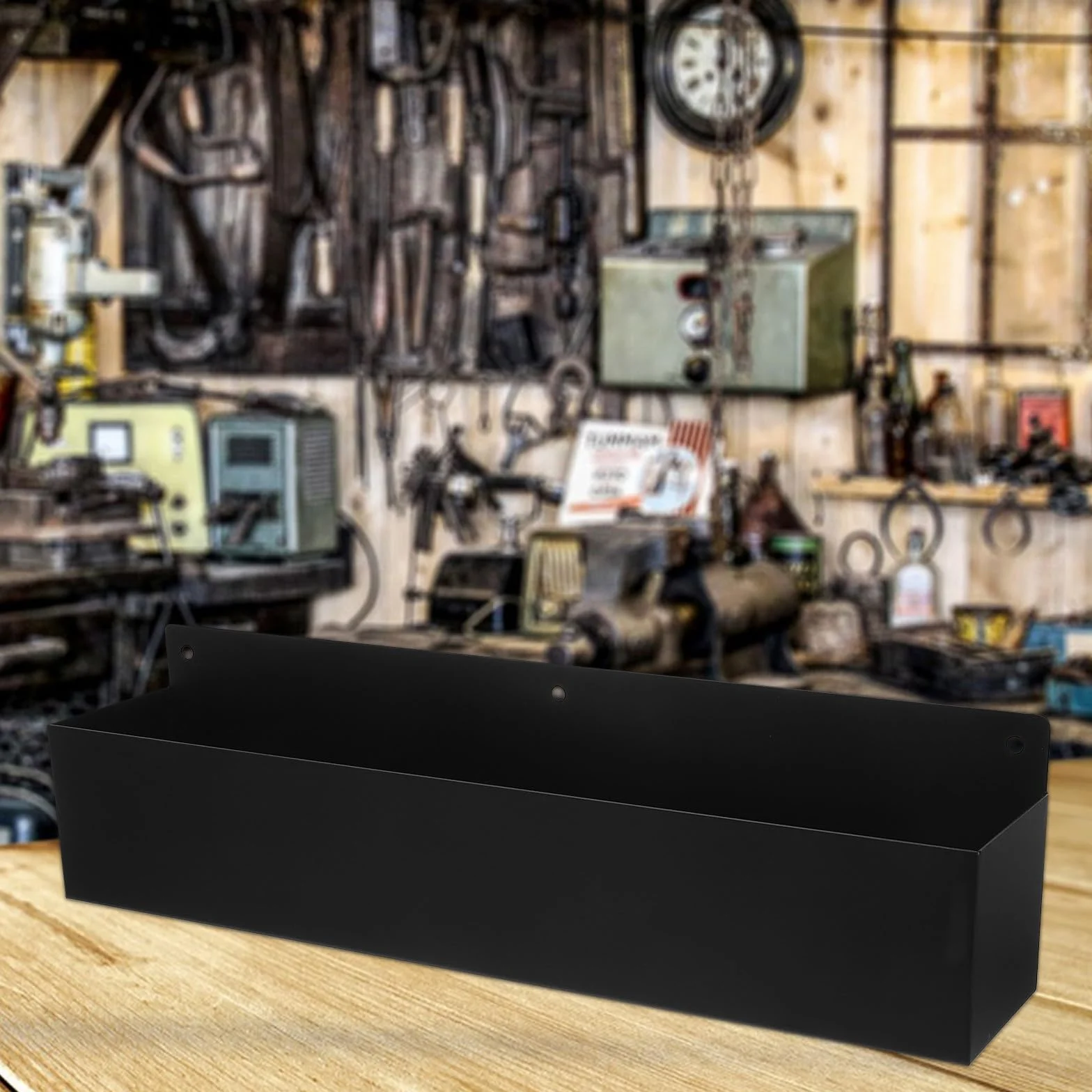 VILLCASE Porta Bombolette Spray a Muro in Ferro Nero Organizer per Garage e Casa