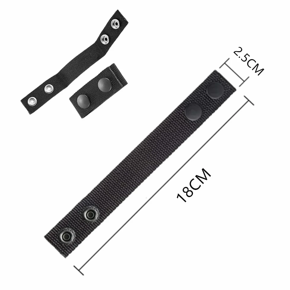 Passanti per Cintura Tattici 10 Pezzi Doppio Scatto Custode Cinghia Nylon