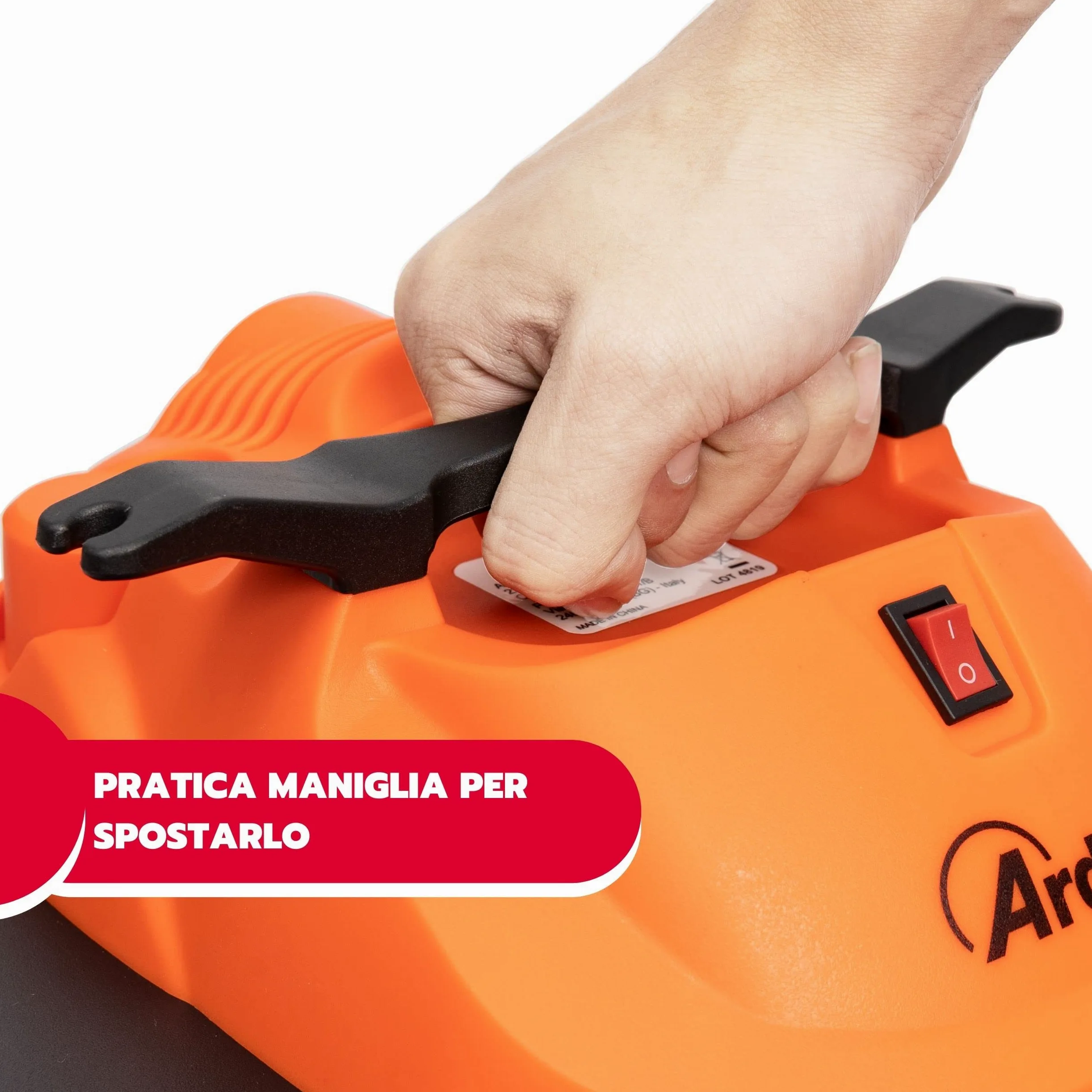 Ardes APHIRO 20 Aspiratore di Cenere Professionale con Serbatoio da 20 L, Filtri HEPA e Ignifugo Lavabili, Funzione Soffiante e Potenza 800 W per Camini, Barbecue e Stufe