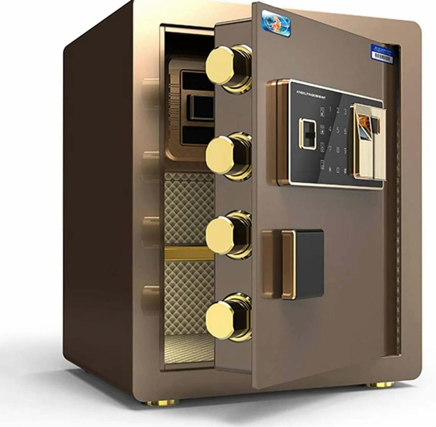 Cabinet Di Sicurezza Con Password Per Impronte Digitali, Cassaforte Elettronica Ignificata E Impermeabile Con Tastiera Digitale, Mobile Di Sicurezza Medio E Piccolo Per