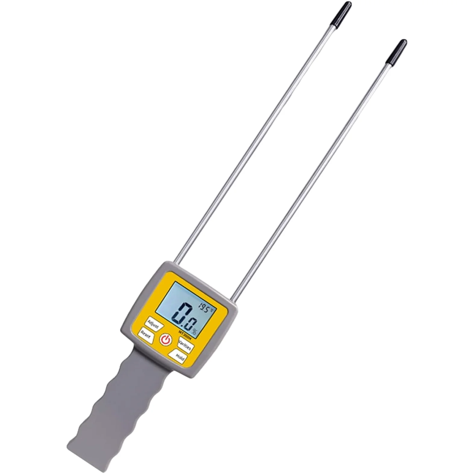 Misuratore di umidità, Misuratore di umidità professionale for fieno 0-80%, igrometro for balle, erba medica Leymus Chinensis, rilevatore del pascolo