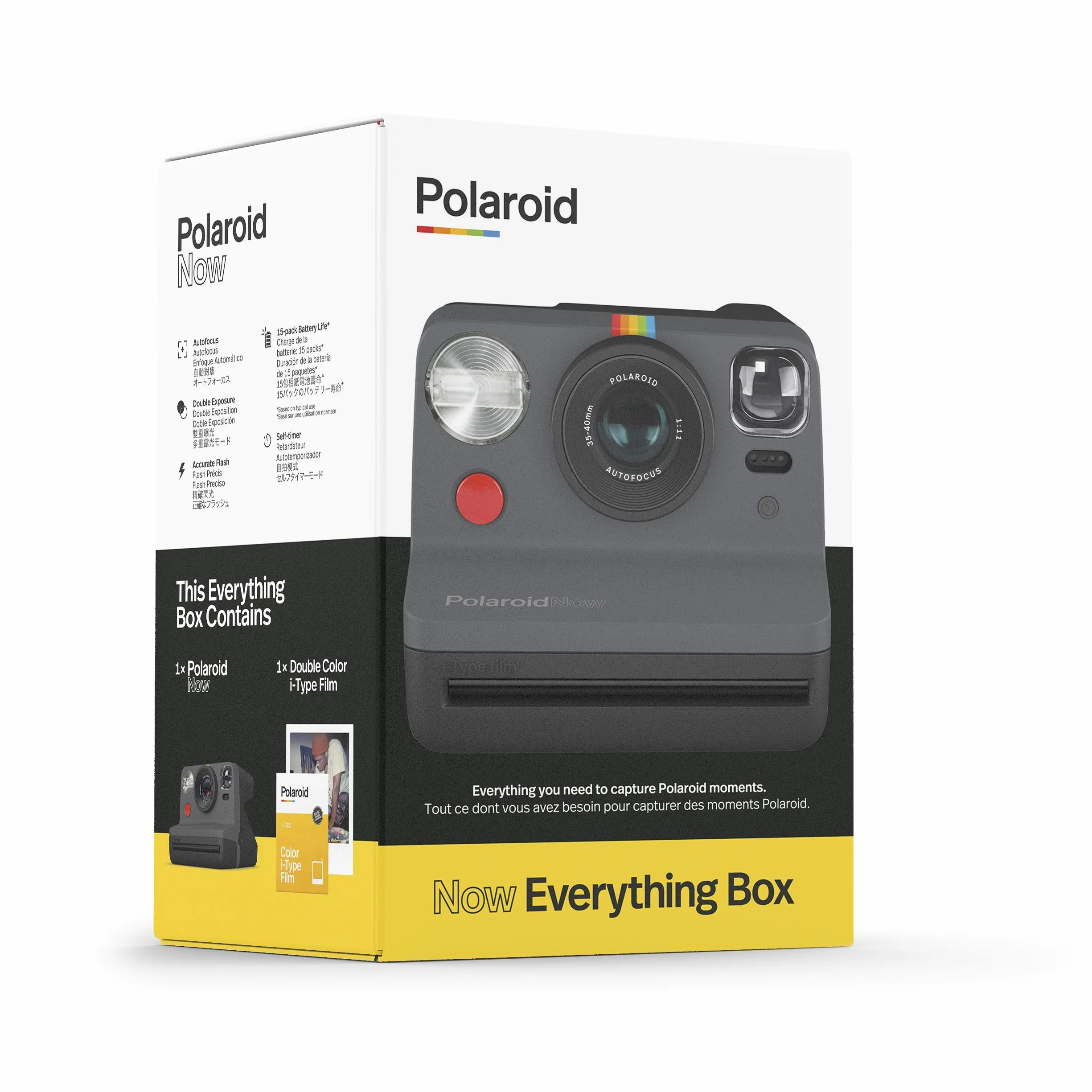 Everything Box Polaroid Now - Nero - 6026, Instant