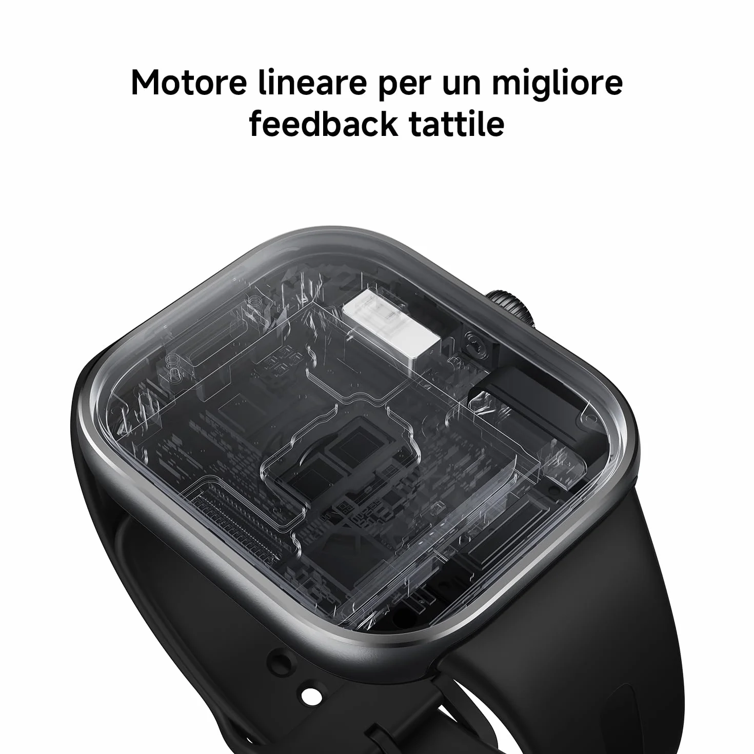 XIAOMI Redmi Watch 5, Smartwatch con display AMOLED 2.07", Chiamate Bluetooth, Autonomia 24 giorni, Resistenza Acqua 5 ATM, Monitoraggio Frequenza Cardiaca e SpO2, Sistema GNSS integrato, Nero