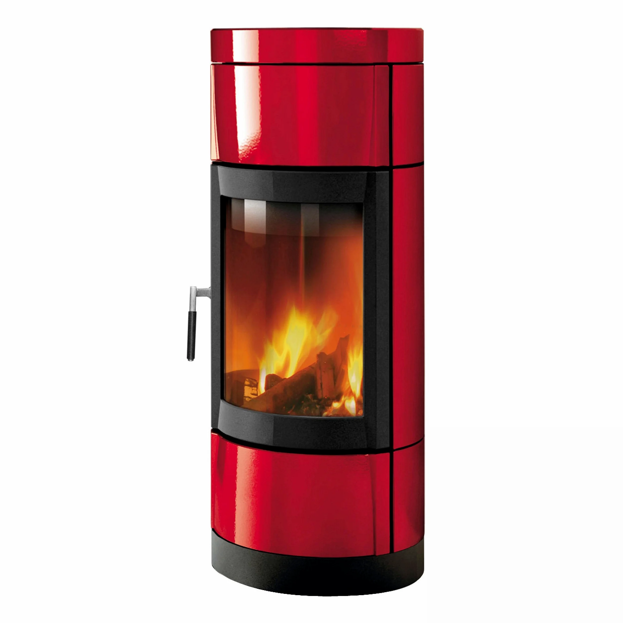 LA NORDICA - Stufa a legna FORTUNA Bordeaux girevole 7116820