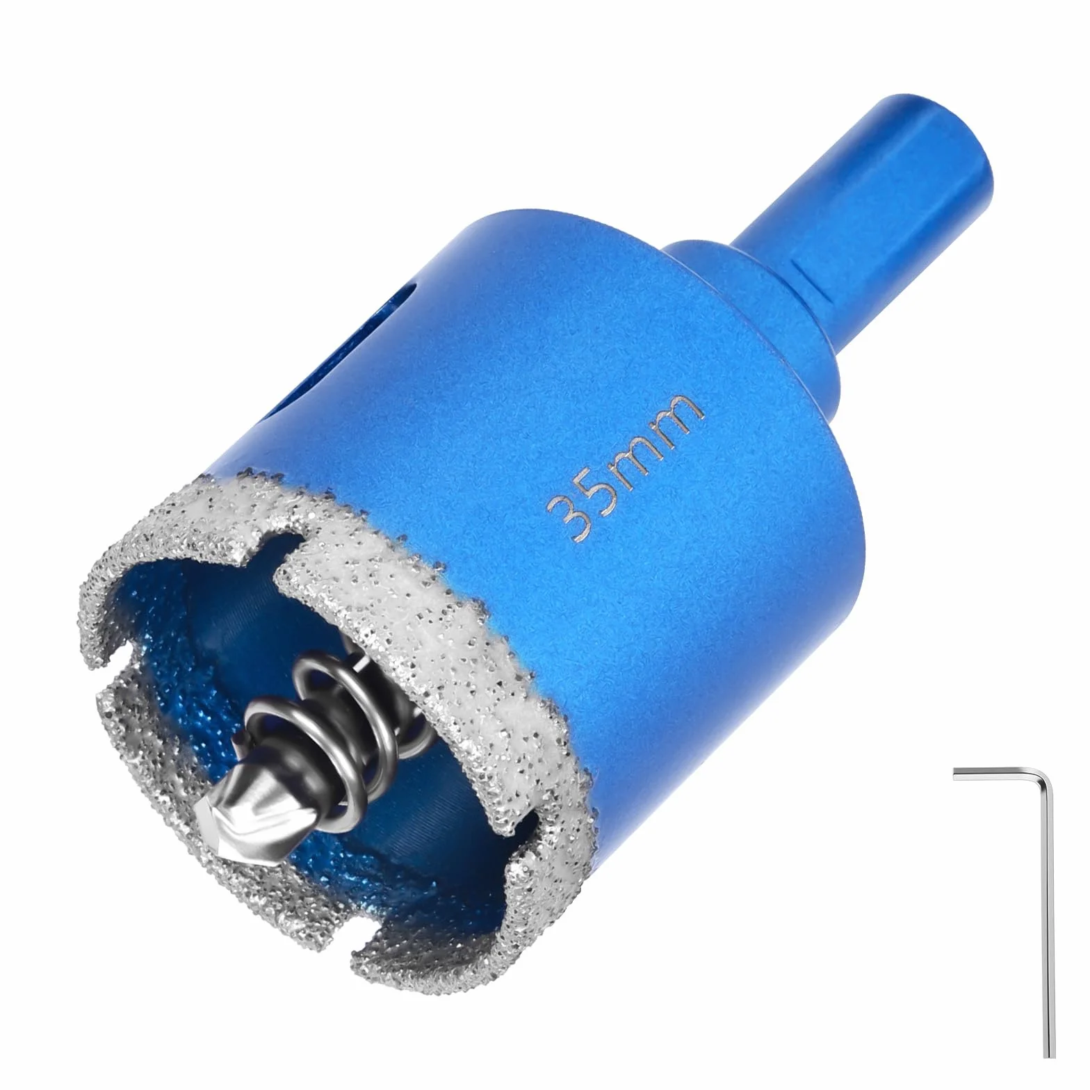 Flintronic Sega a Tazza Diamantata 35mm Punte per Trapano Piastrelle Porcellana Marmo Ceramica