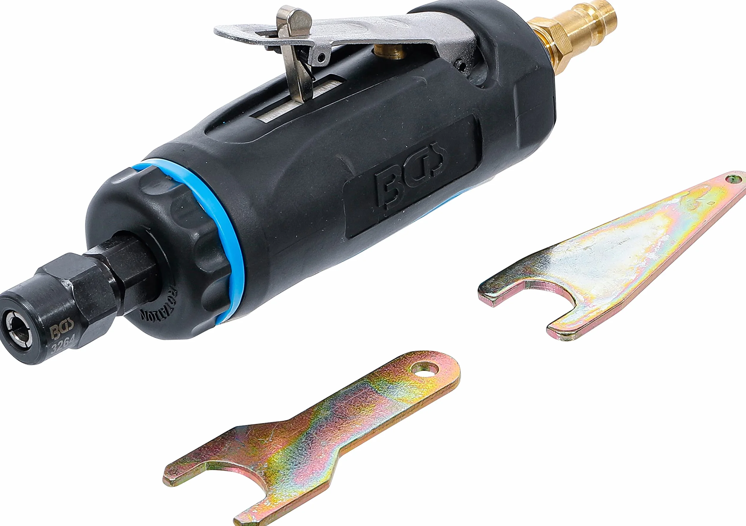 BGS Smerigliatrice per barre Aria compressa 170 mm Dritta 6,3 mm