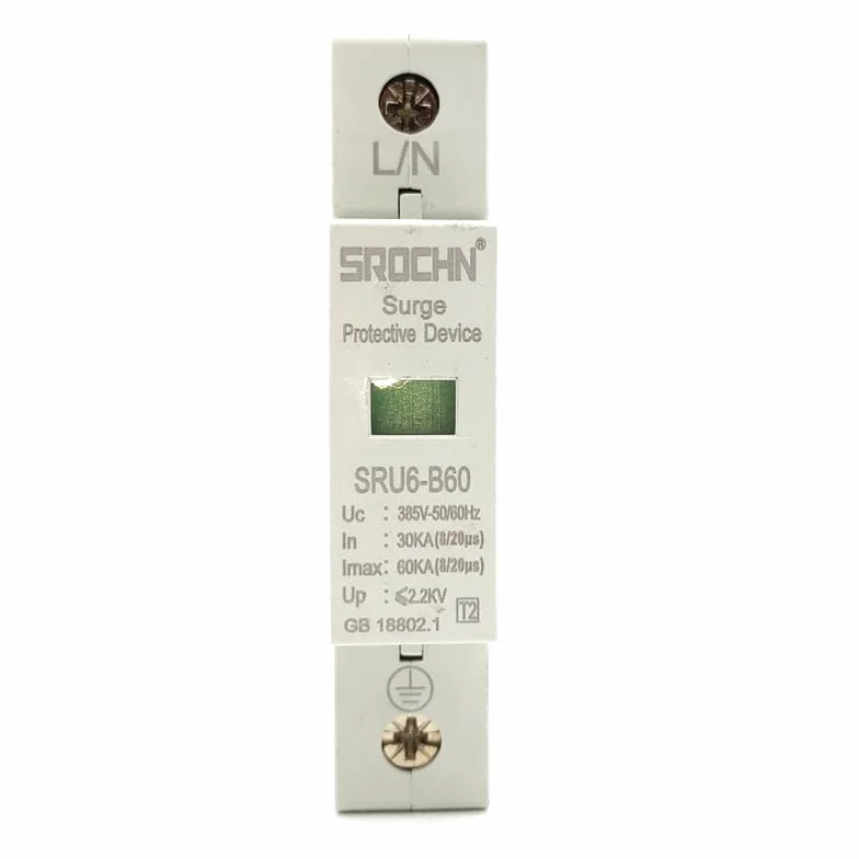 Interruttore Magnetotermico Differenziale AC SPD 1P 2P 3P 4P 20-100 KA 220V 385V Dispositivo Di Protezione Contro I Fulmini For La Casa A Bassa Tensione OEM Fabbrica(4P,80KA)