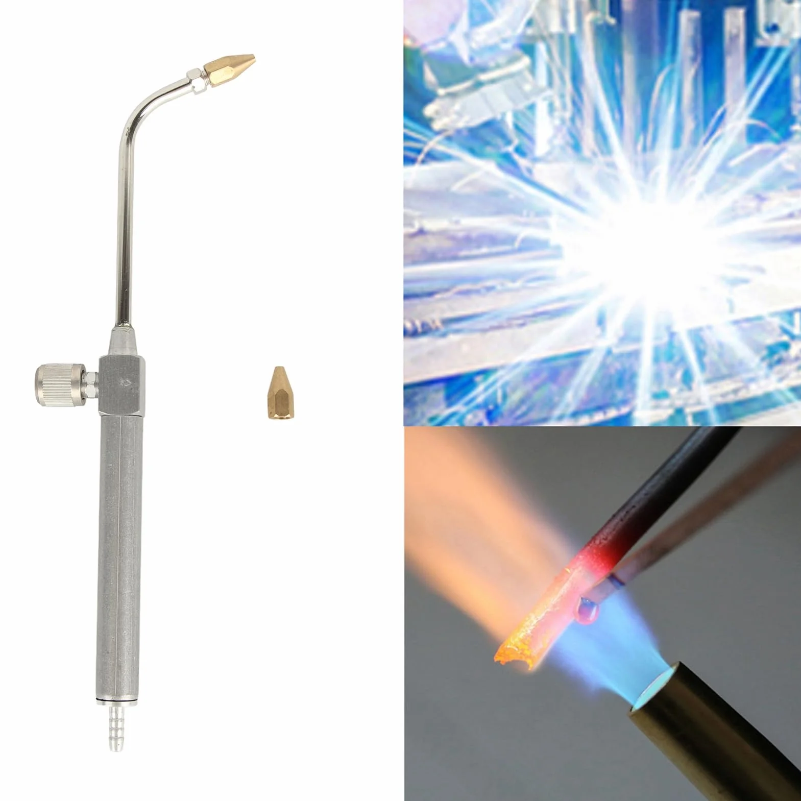 Mini Torcia a Gas per Gioielli - Strumento di Saldatura e Riparazione per Collane e Metalli