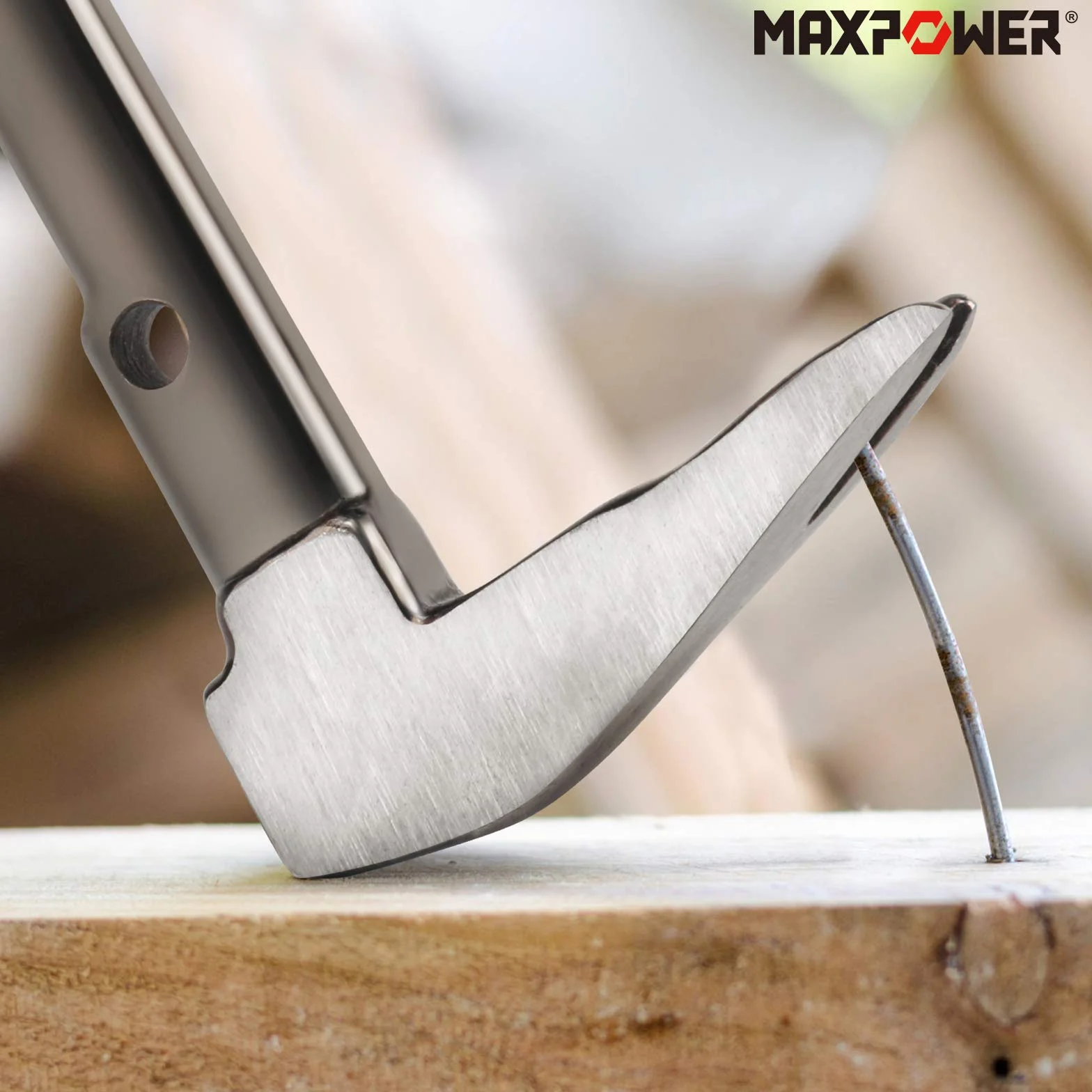 MAXPOWER Set di Leverino da Carpentiere, Confezione da 2 Leva per Estrattore per Unghie e Raschietto per Scalpello Levachiodi Giapponese (210 mm e 300 mm)