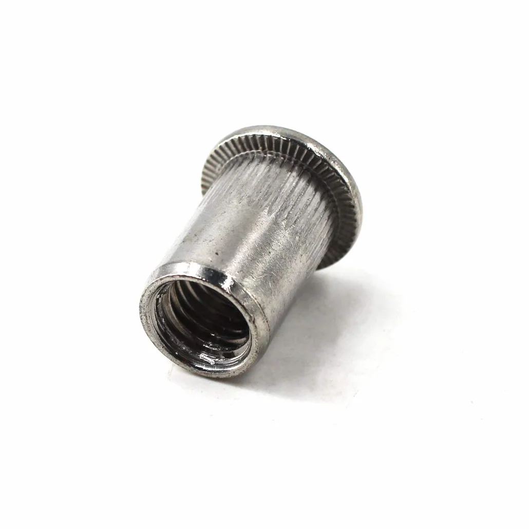 Inserto per rivetti a testa piatta M10 acciaio inox 304 confezione da 30