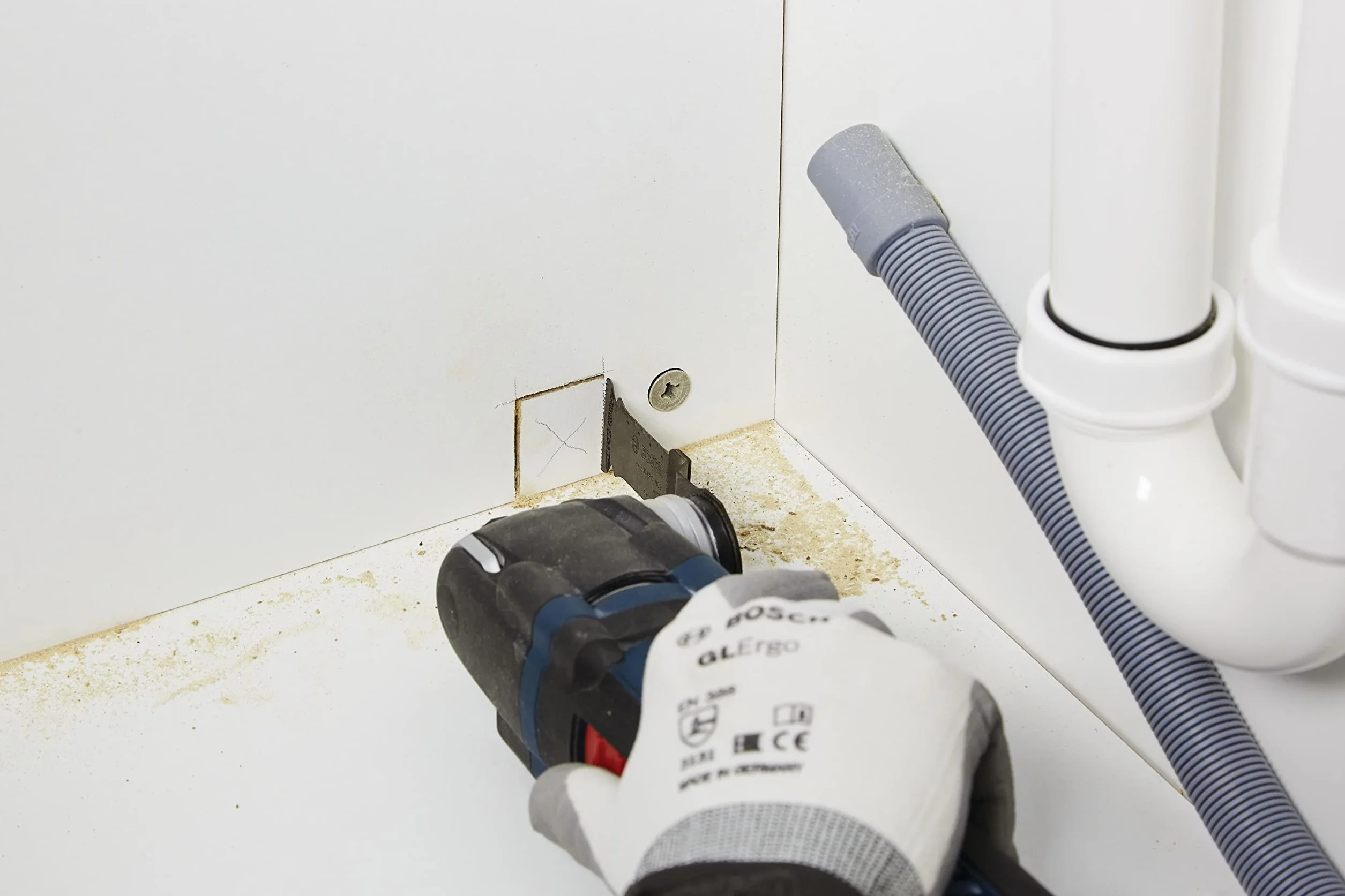 Bosch Home and Garden AII 65 BSPB Accessorio multiutensile Legno duro Curvo Nero