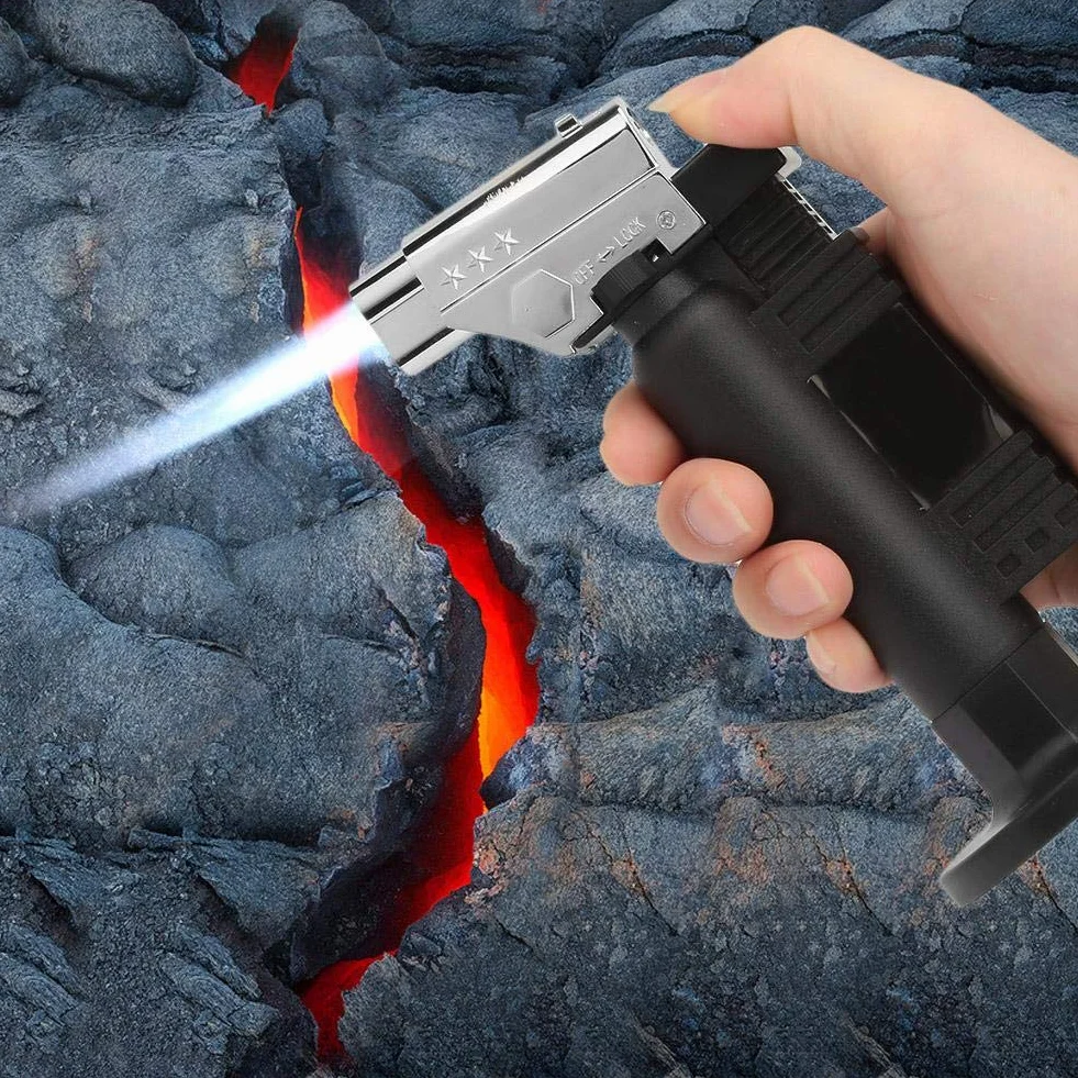 Torcia Bruciatore a Gas Butano 1300 ℃ Cannello Cucina Regolabile Strumento Saldatura