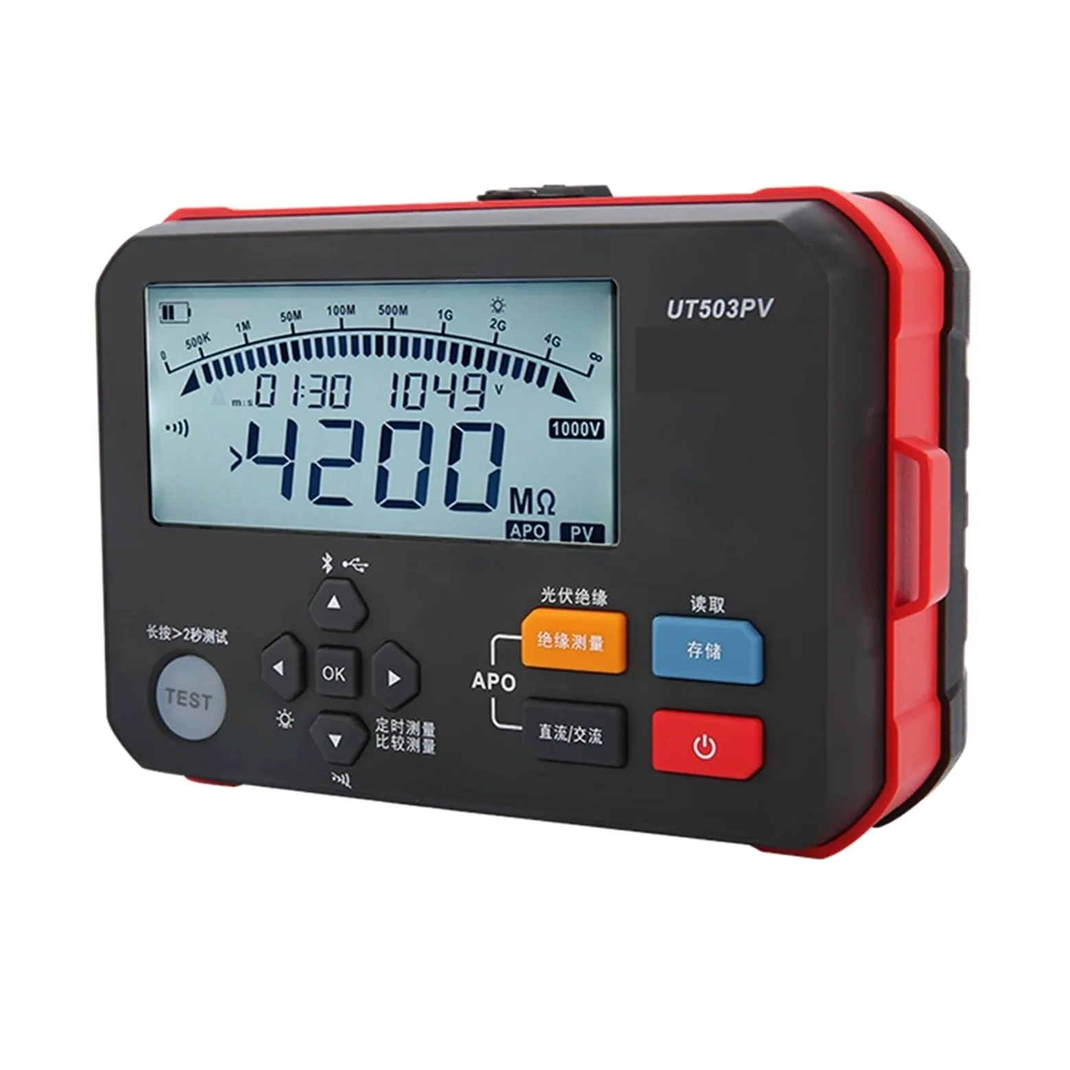 UT503PV Tester Di Resistenza Di Isolamento Misuratore Di Corrente Di Cortocircuito Fotovoltaico Misuratore Di Ohm Misuratore Di Pannelli Fotovoltaici Multitester