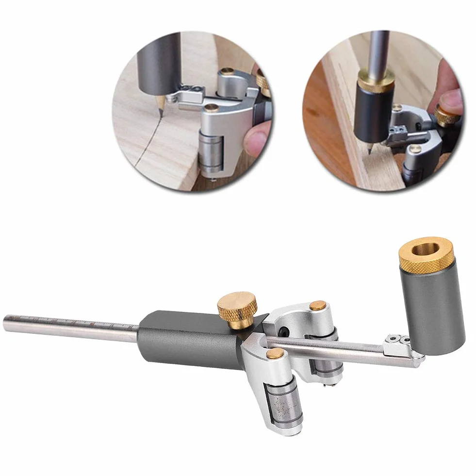 Strumento Tracciatore Ad Arco Lineare, Tracciatore Ad Arco Lineare, Strumento per Tracciare il Legno Calibro per la Marcatura delle Ruote Set di Strumenti per la Lavorazione del
