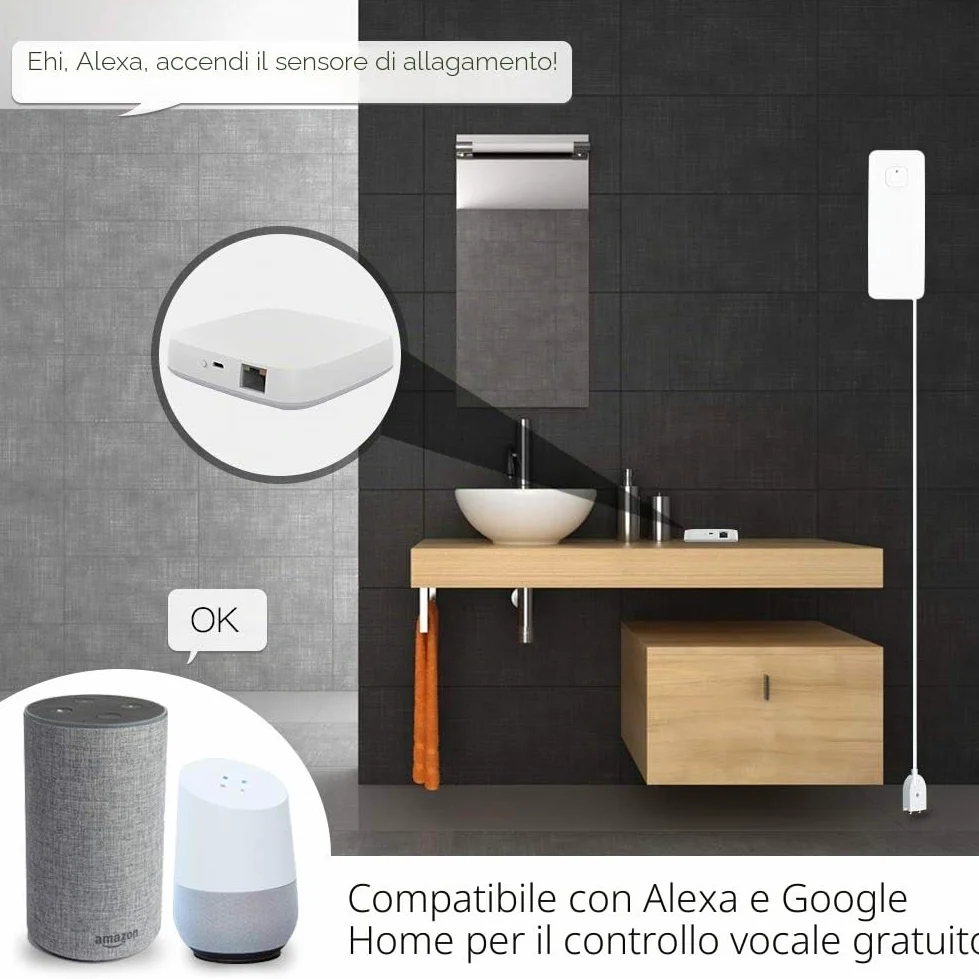 MOES Tuya ZigBee Smart Gateway Hub per prodotti Tuya ZigBee Smart Home | Bridge, Smart Life APP Telecomando wireless, funziona, Alexa Google Home