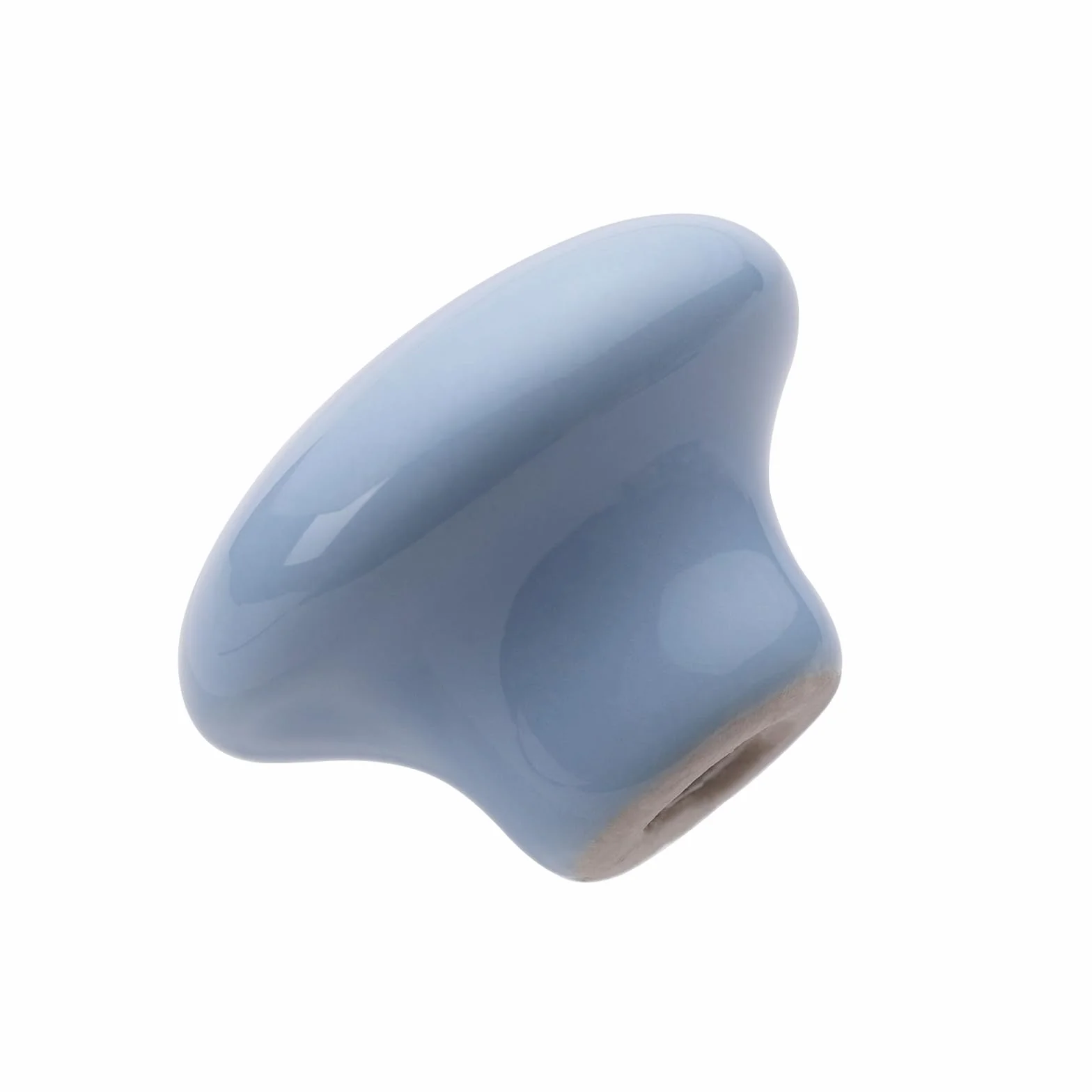 NAKUPENDA 6Pcs Ceramica Manopole per Mobili Pomelli Cassetti Rotonde Azzurro