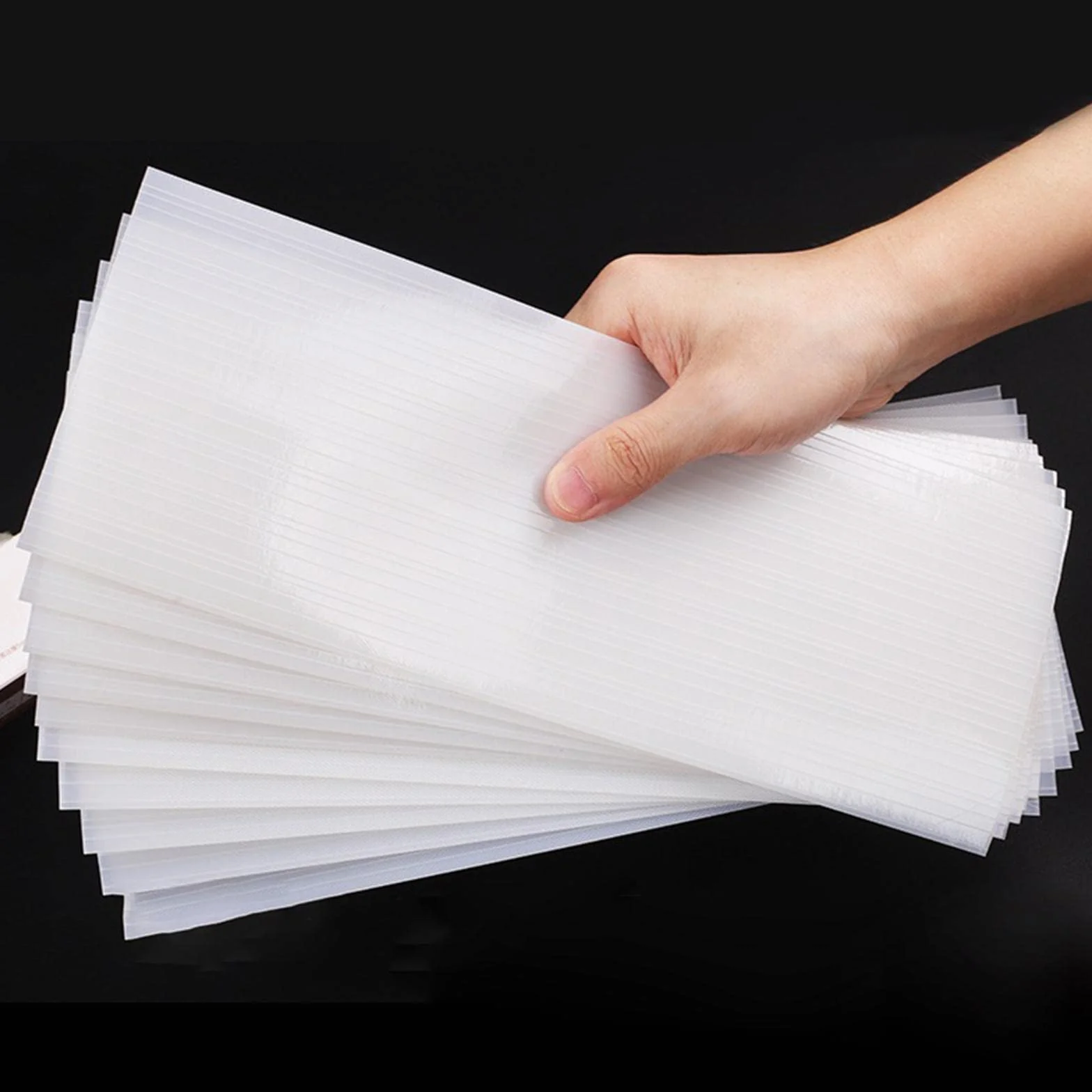 Strisce di Colla Termica Adesive sul Retro 2 Larghezza, 11 Pollici per Riparazione Rilegatura Libri