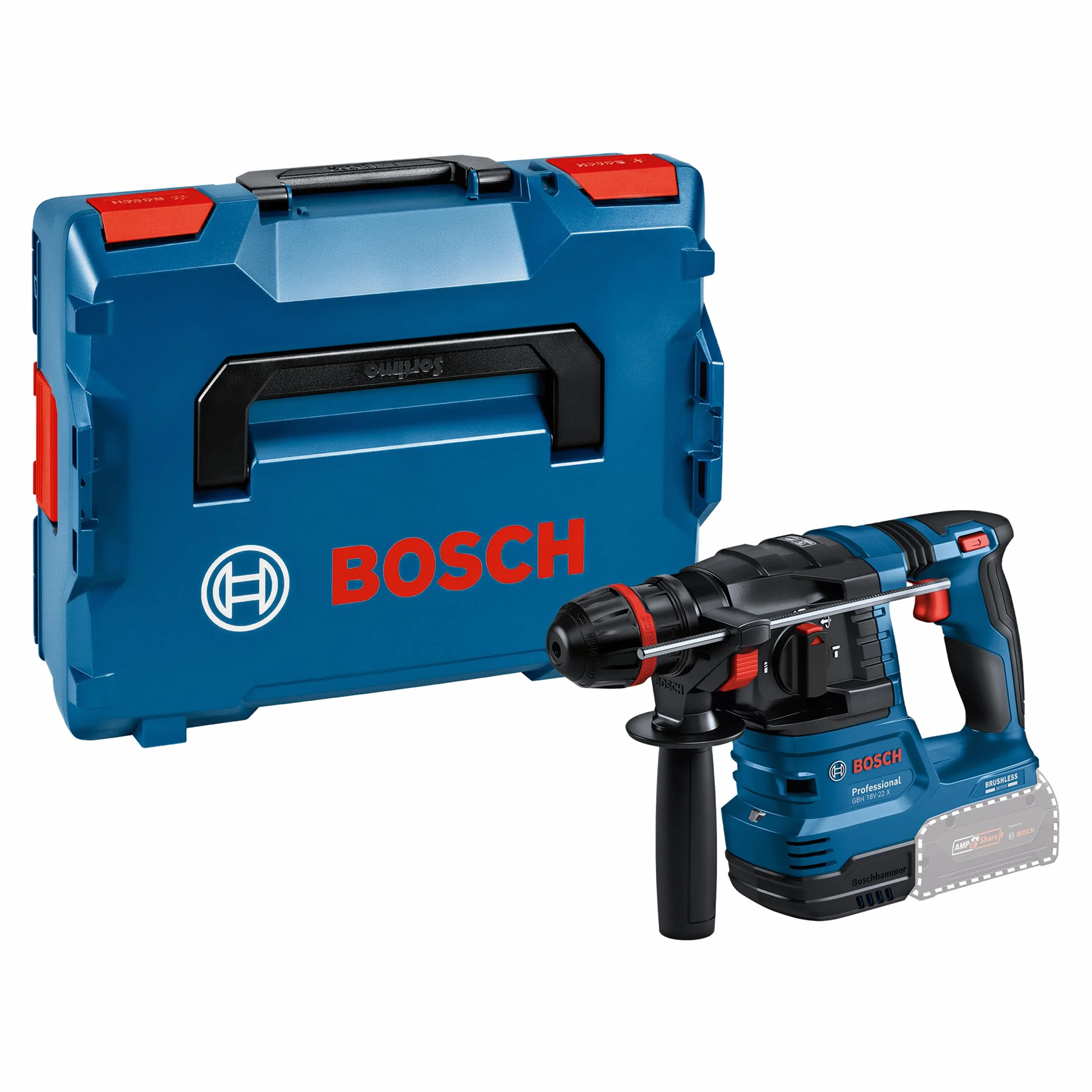 Bosch Professional GBH 18V-22 X Martello perforatore a batteria 18V System L-BOXX 136