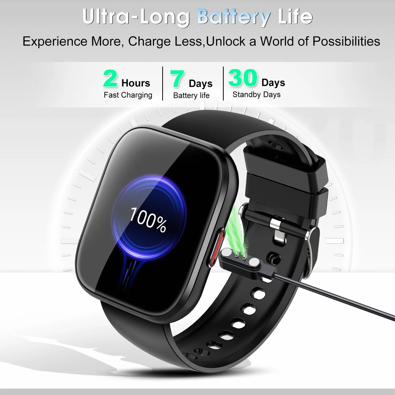 Smartwatch Uomo Donna, 1,85'' Orologio Smartwatch con Effettua/Risposta Chiamate, 112 Modalità Sportive Fitness Tracker con Sonno/Cardiofrequenzimetro, IP68 Smart Watch per Android iOS