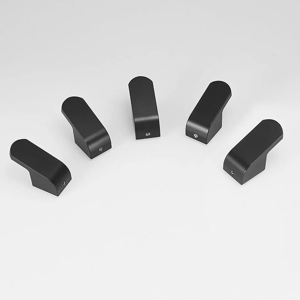 Space Gancio in alluminio verniciato Ganci per accappatoio Gancio per abiti Appendiabiti a parete Gancio per porta, 2 pezzi grigio