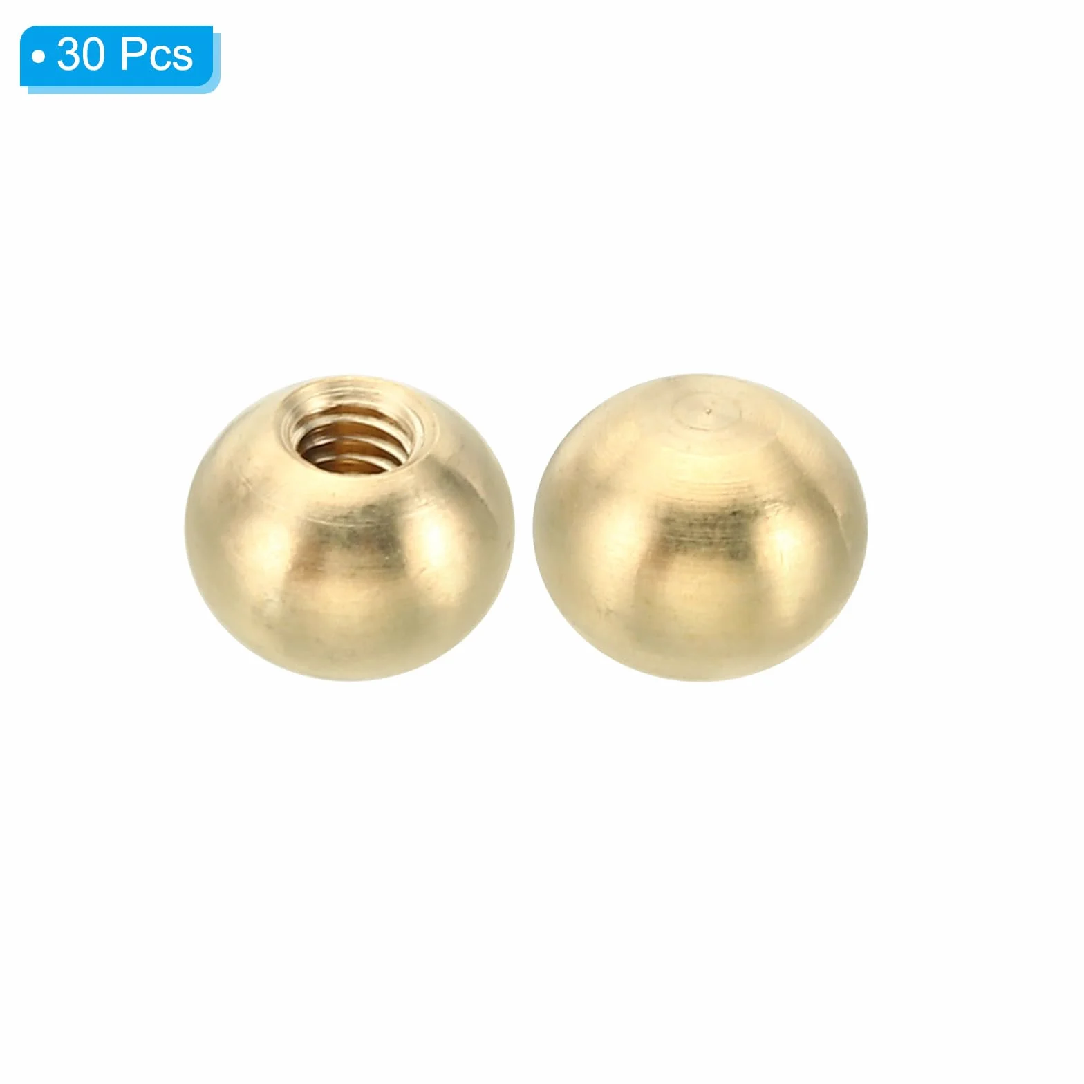 PATIKIL Dado Cieco M4x10mm 30Pz Copri-Dado Bulloni Ottone Dadi a Cappuccio Filettatura Viti Decorazione Lampade Mobili