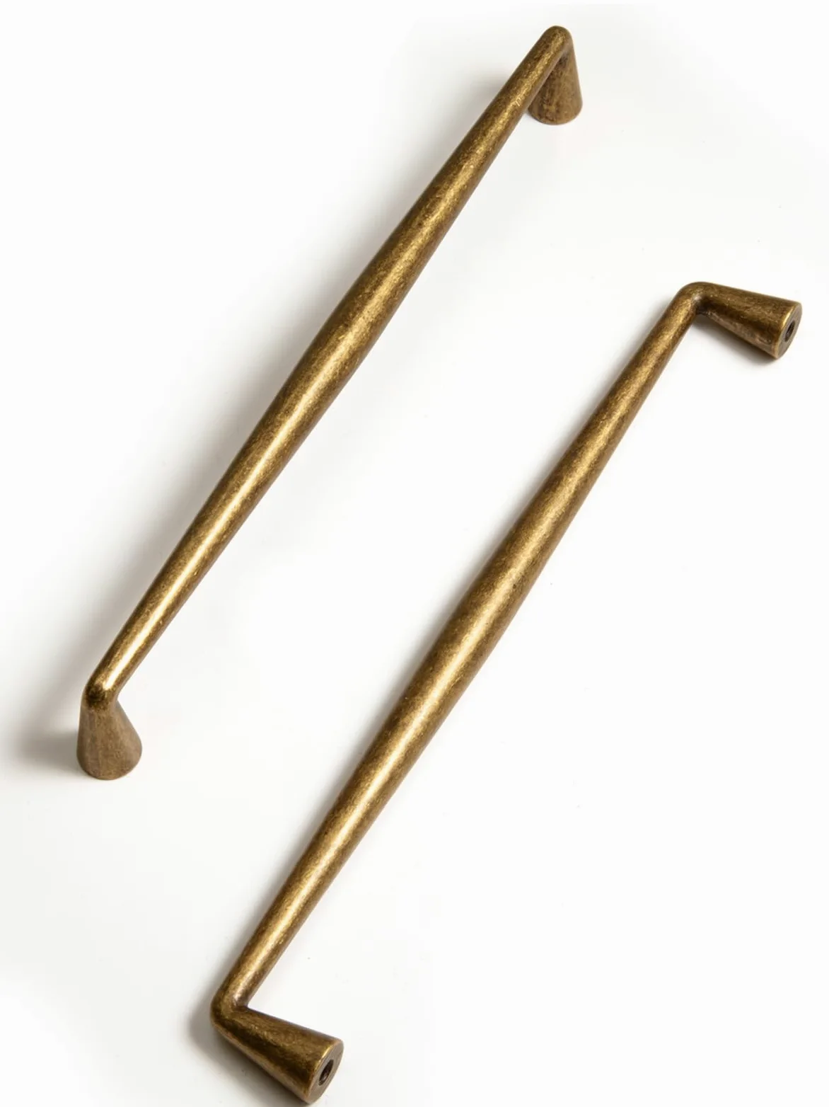 Maniglie per Armadio in Ottone e Zinco Antico - 19,2 cm (7,56") al Centro Maniglie Vintage Classiche per Cassetti Maniglie per Armadio Cucina Ferramenta per Armadio Bagno