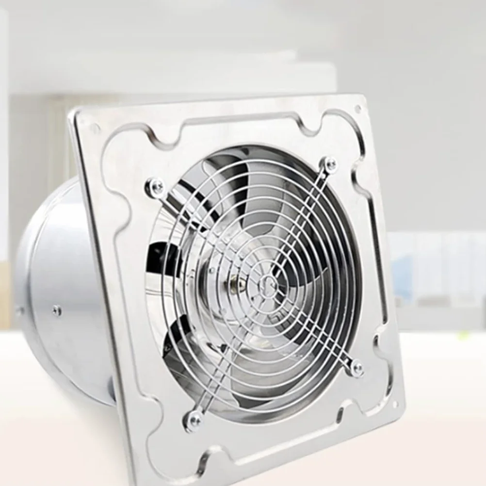 Aspiratore da Bagno, aspiratore da Cucina 6", Silenzioso con valvola di ritegno con Copertura Protettiva in Rete per Bagno/Cucina/Soggiorno