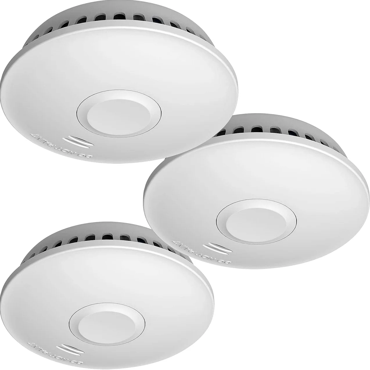 VisorTech allarme antincendio radio: set da 3 Rilevatore di fumi wireless, connesso, 85 dB (rilevatore di fumo wireless e connesso, fumo)
