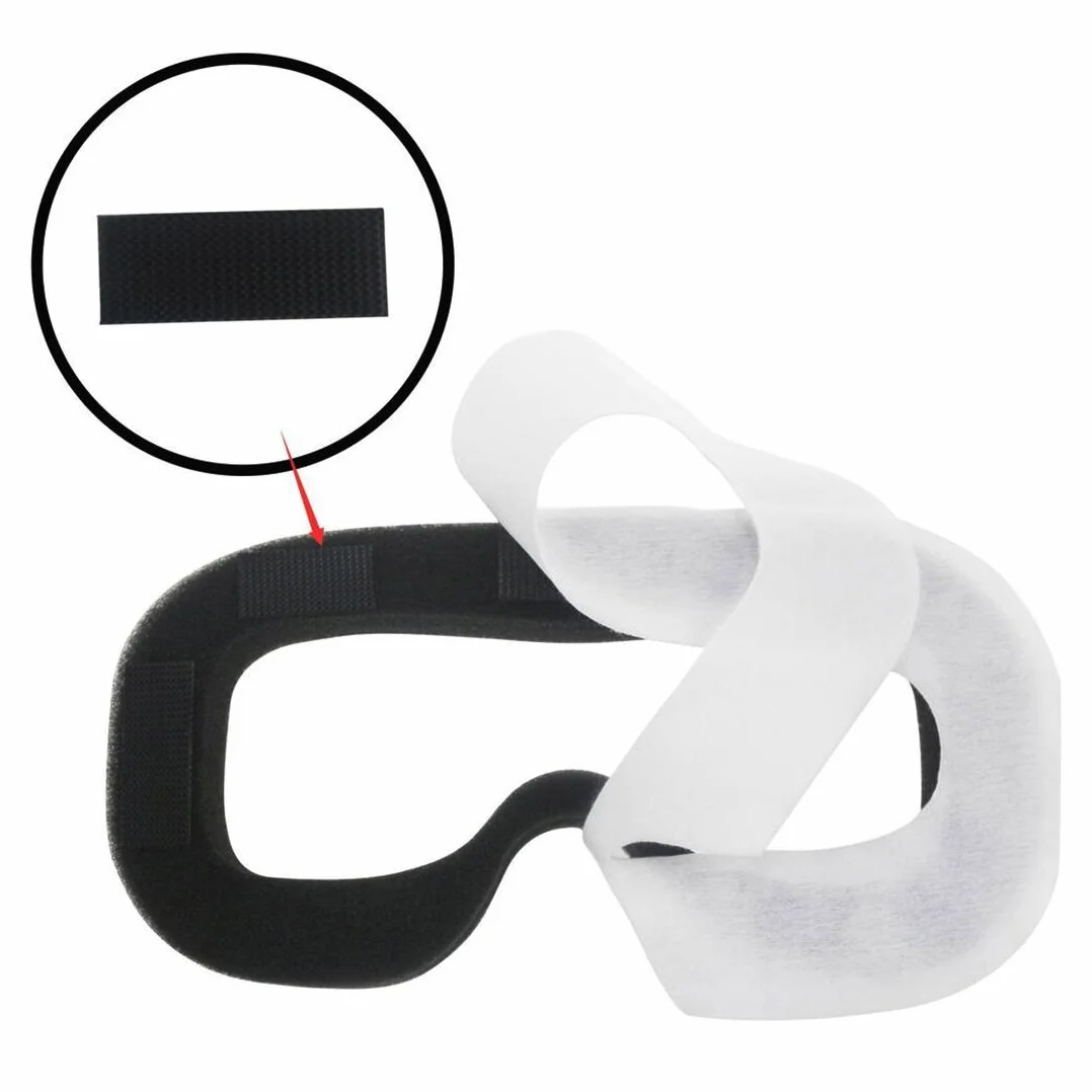 Geekria 100 pezzi di coperture facciali usa e getta e Magic Stick compatibili con HTC Vive, tessuti non tessuti morbidi e traspiranti per visore VR