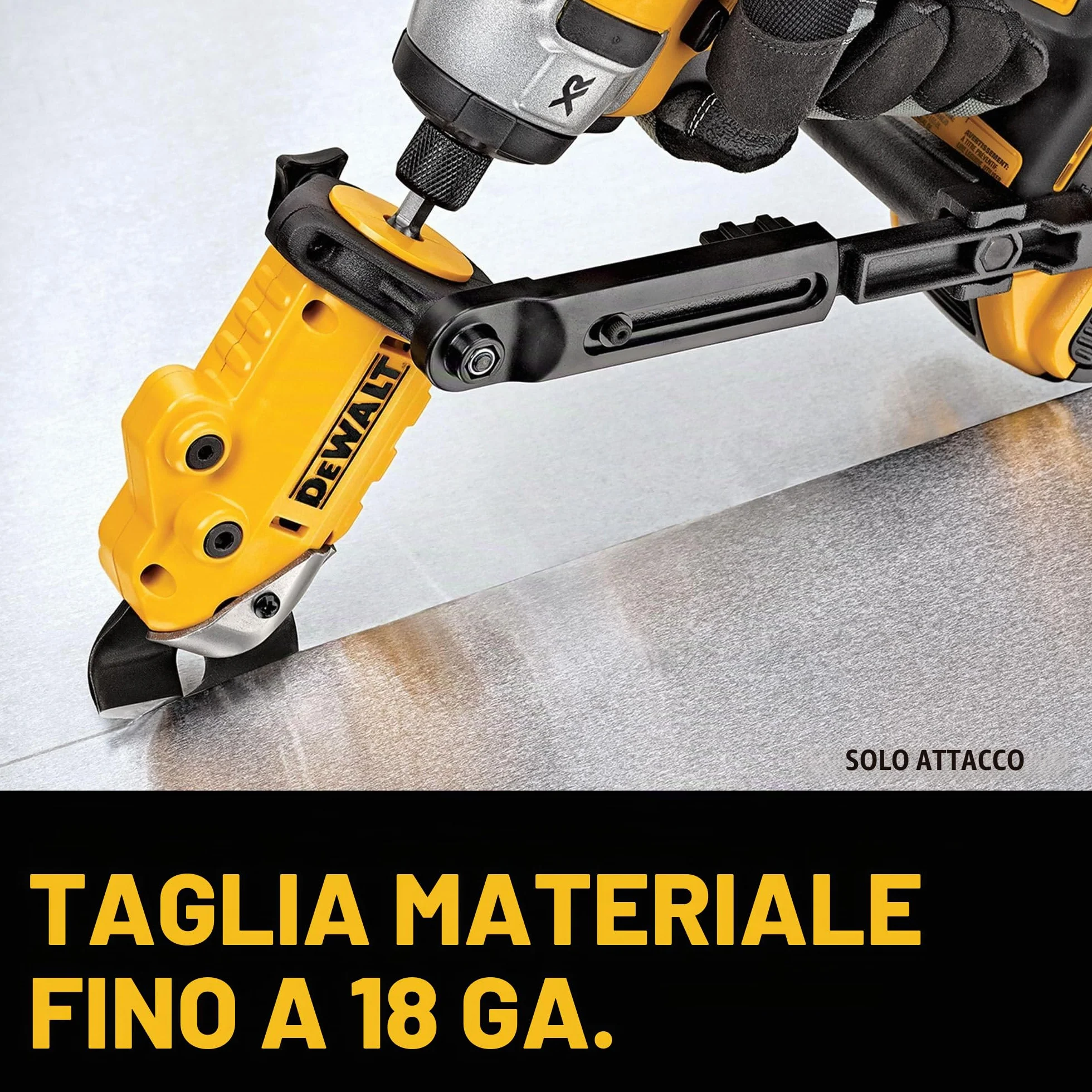 DEWALT DWASHRIR Cesoie in metallo, pronte per l'impatto