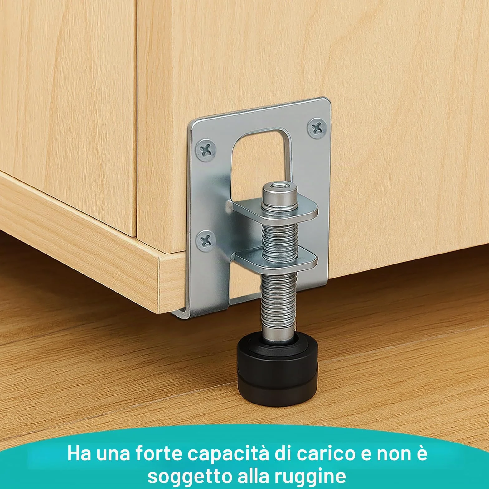 Piedini di Livellamento per Impieghi Gravosi, Piedino Livellatore Mobili Regolabili Carichi Pesanti 4 Pezzi
